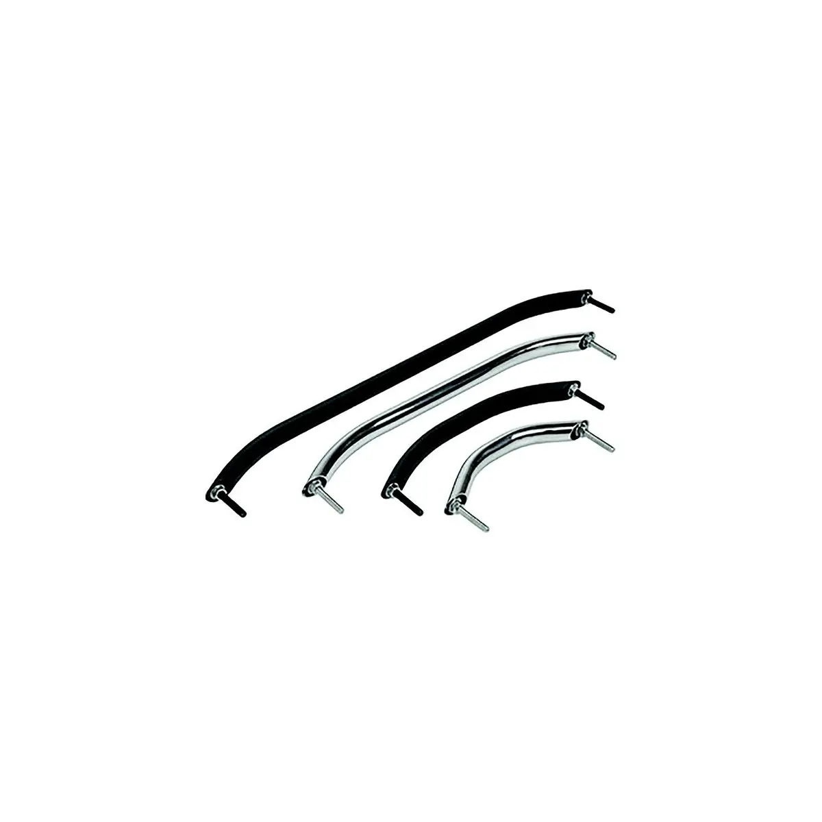 Sea Dog 254601-1 Stud Mount Handrail, 3/4" Tube, Stainless, A: 8-3/4" B: 7-1/2" C: 1-3/4" D:1-1/4", 5/16"-18 Nut 2