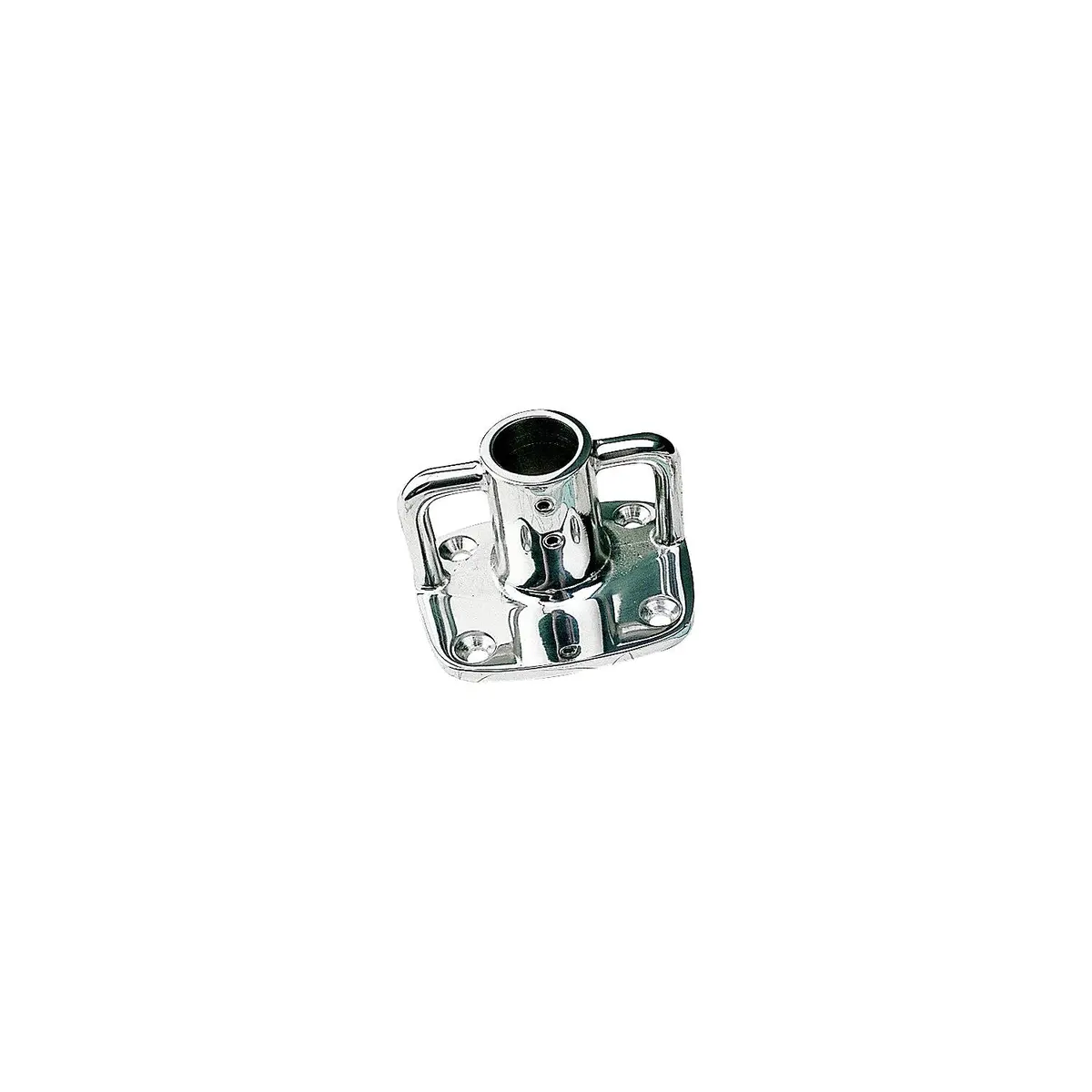 Sea Dog 270540-1 Sea-Dog Lifeline Fitting, 4Â° Rect. Base, 1" 1