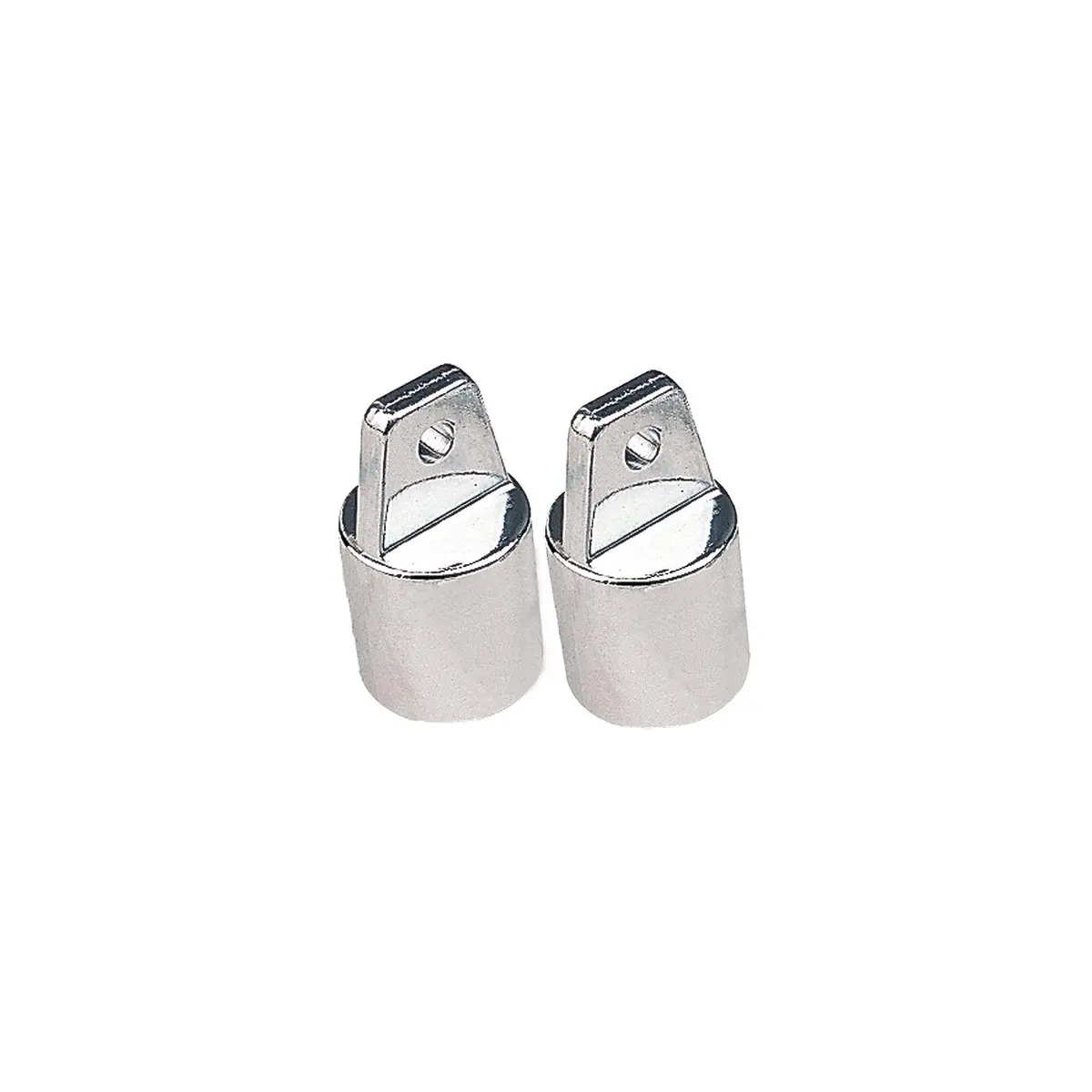 Sea Dog 276100-1 Sea-Dog External Eye End, 7/8" Chrome Zinc, Pair 1