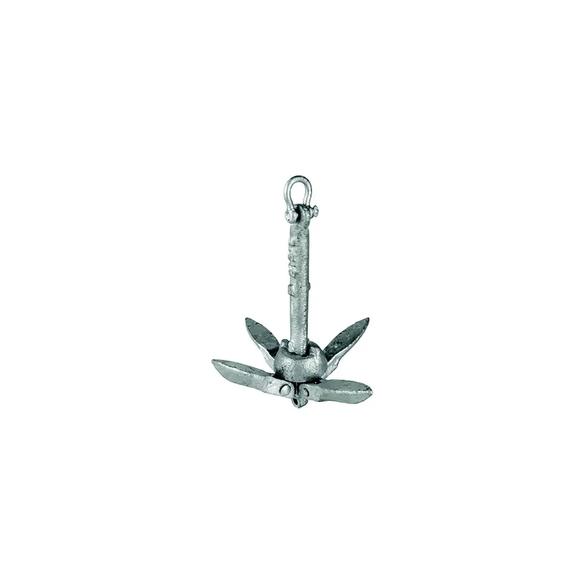 Sea Dog 318007 Folding Grapnel Anchor 7 Lbs, 5'-16' Boats, 5/16"X50' Line, 3/16"X7'-10' Chain 1