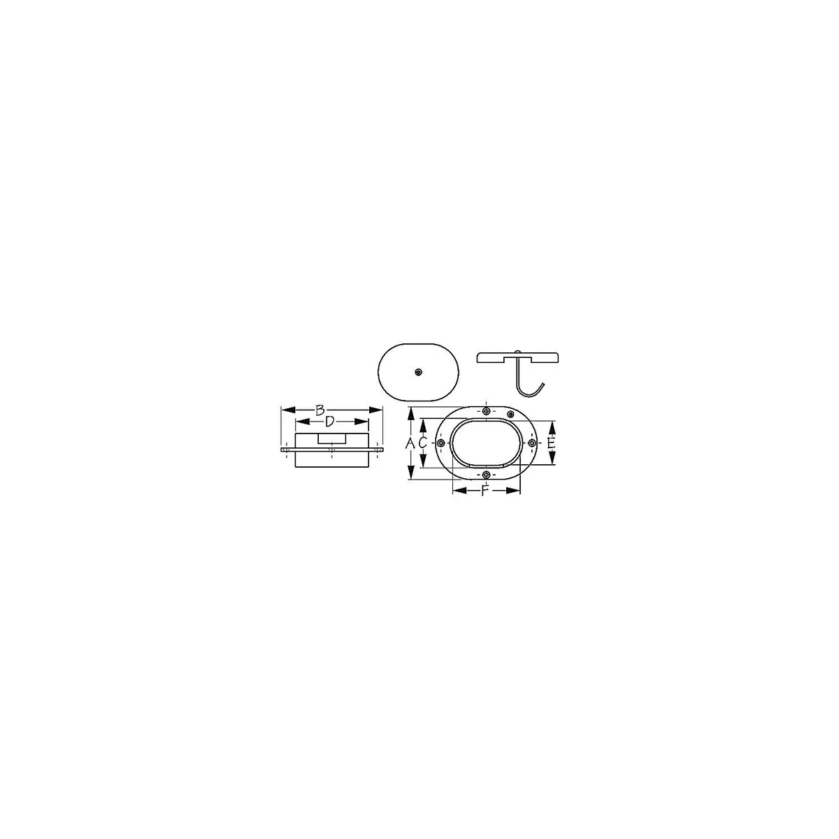 Sea Dog 321800 Seadog Chain Deck Pipe, Stainless 1