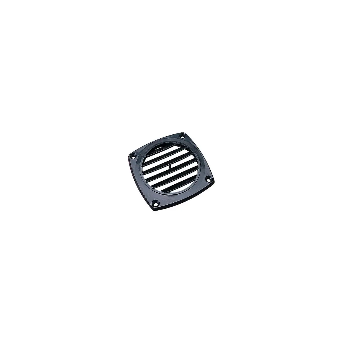 Sea Dog 337326-1 Flush Hose Vent, Black, A: 2-13/16", B:2-3/4", C:3-11/16", D:5/16", Fits Up To 3" Hose 1