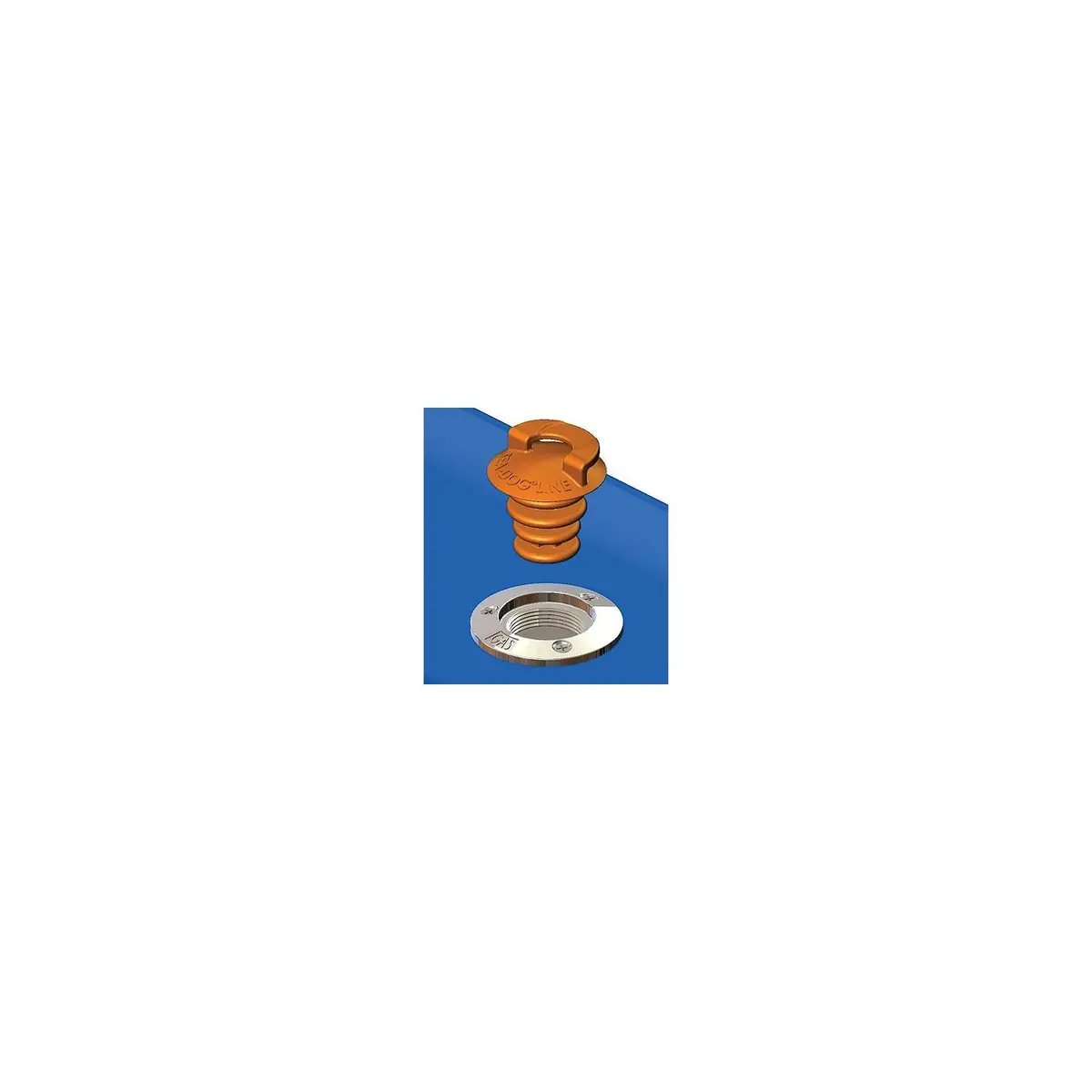 Sea Dog 357390-5 Sea-Dog Emergency Deck Fill Plug, Pop Display 10/Pk 1