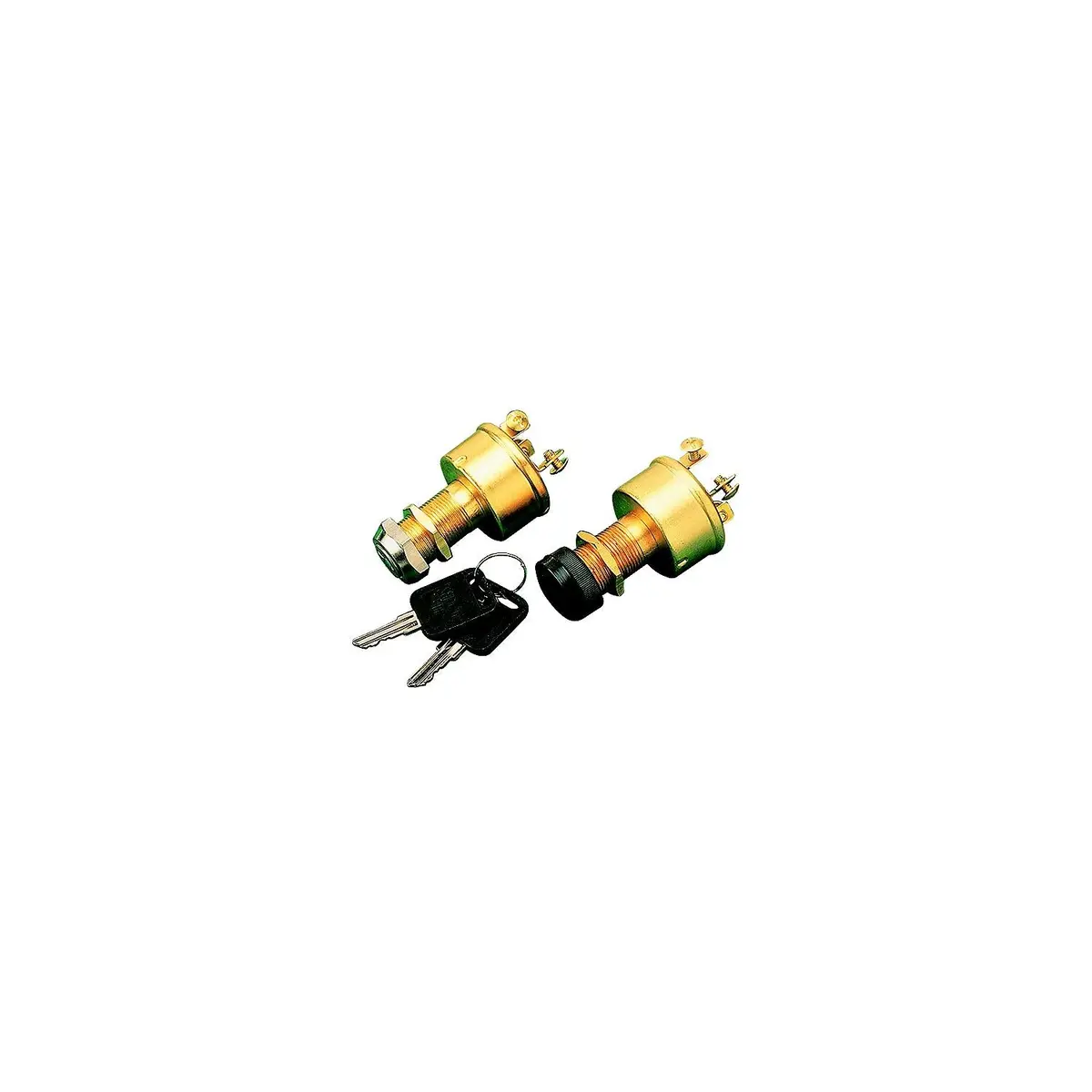 Sea Dog 420355-1 Seadog Long Shaft Three Screw Terminal Three Position Off, Ignition Start Switch W/ Cap 1