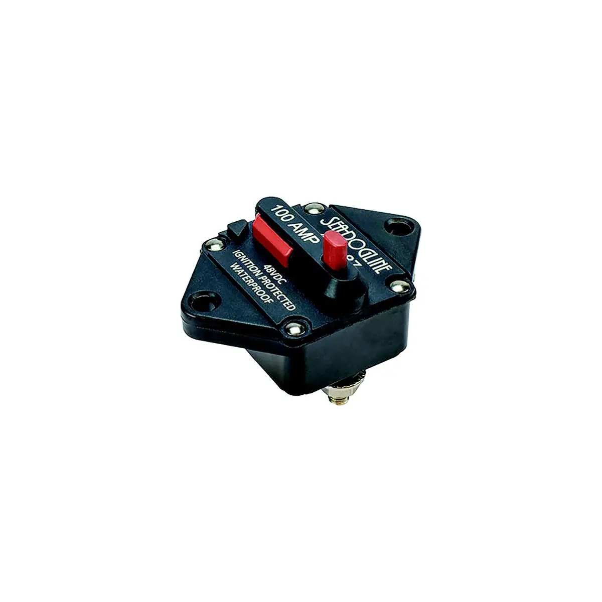 Sea Dog 420887-1 Sea-Dog Hi-Amp Panel Mount Resettable Circuit Breaker 100A, 48 V 1