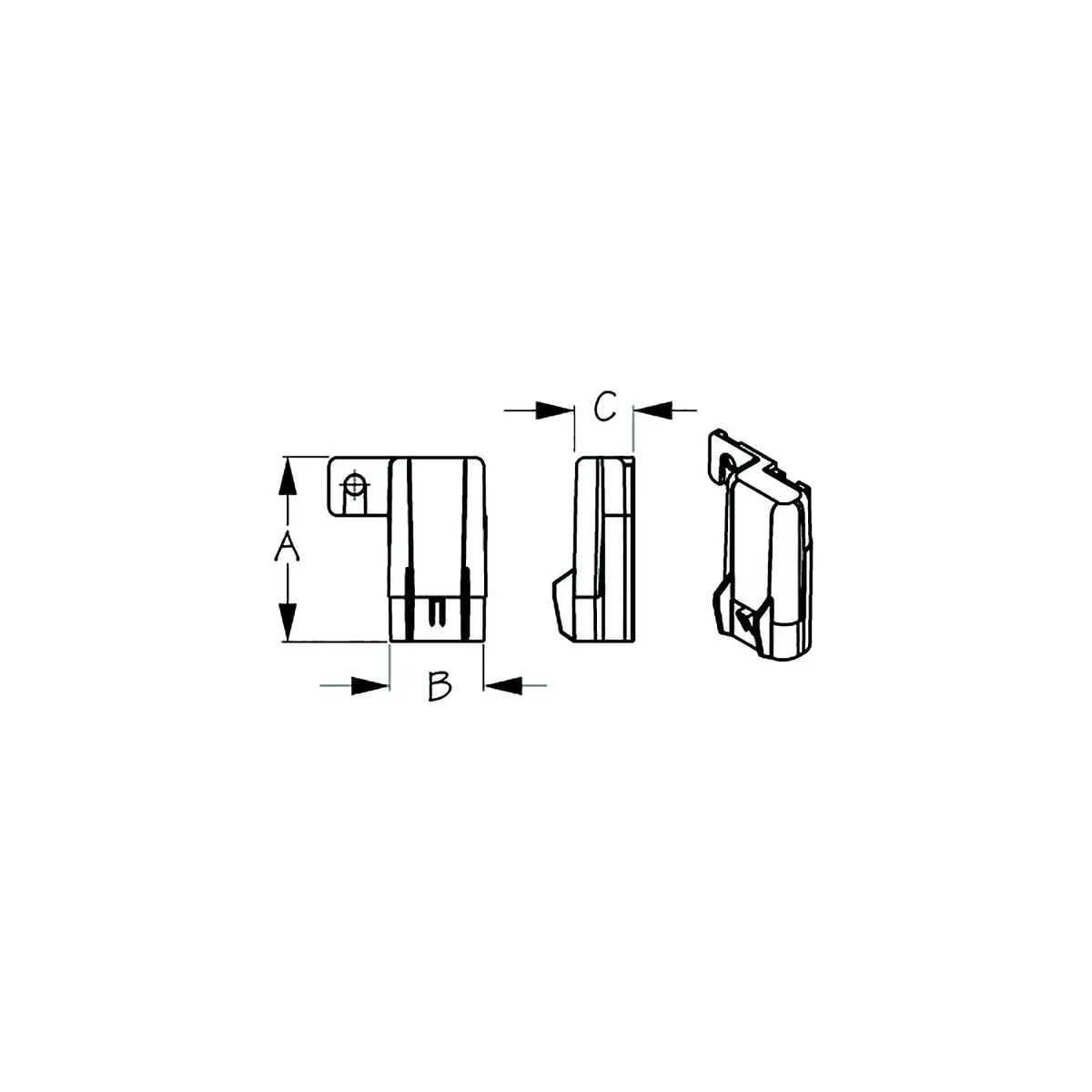 Sea Dog 425390-1 Sea-Dog Water Resistant Clear Fuse Cover, A: 2-1/18" B: 9/16" C"3/8" 1
