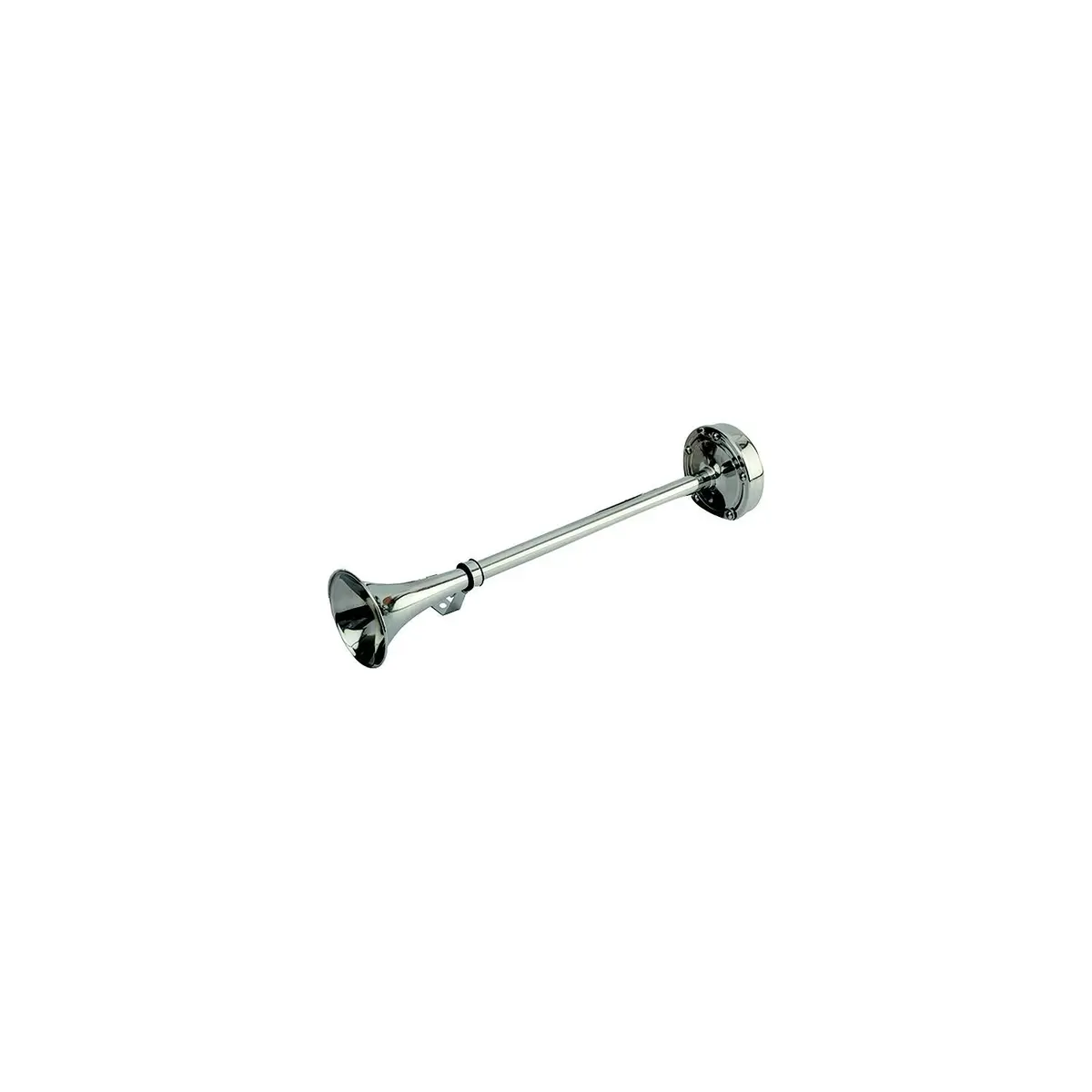 Sea Dog 431530-1 Seadog Maxblast 2.5 Amp 118 Db 24V Single 16" Trumpet Horn, Stainless & Molded Motor Housing 1