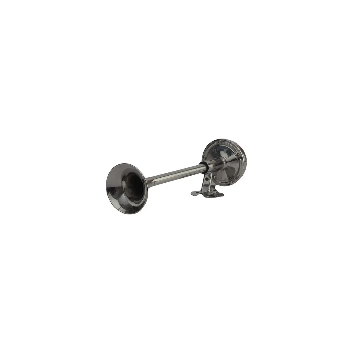 Sea Dog 431610-1 Seadog Compact 3.5 Amp 110 Db 12V Single 14" Trumpet Horn, Stamped 304 Stainless 1