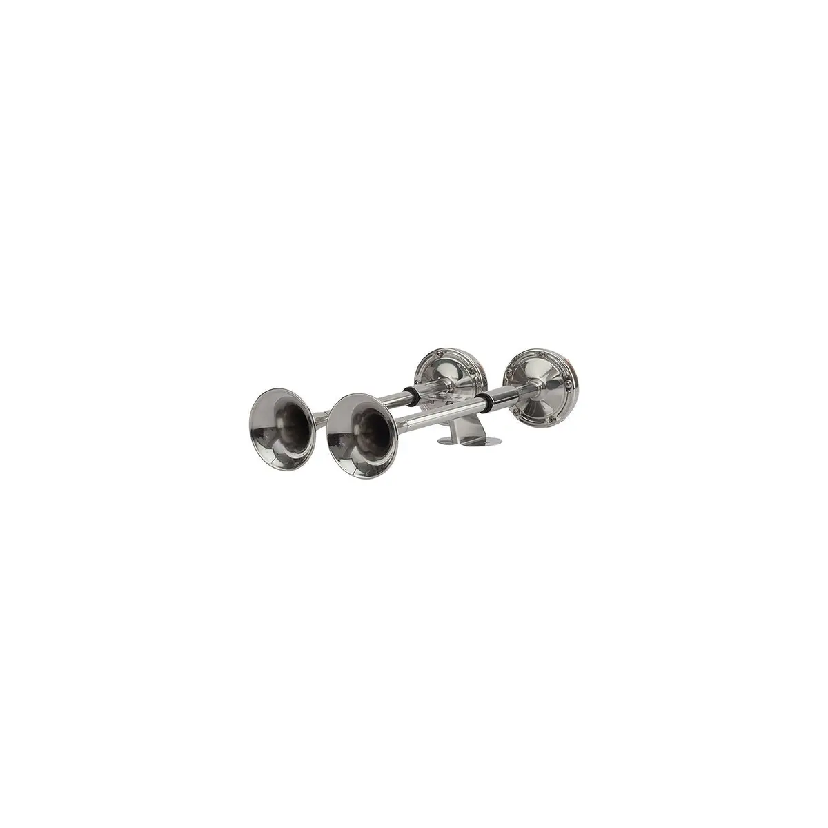 Sea Dog 431620-1 Seadog Compact 7 Amp 112 Db 12V Dual 16" Trumpet Horn, Stamped 304 Stainless 1