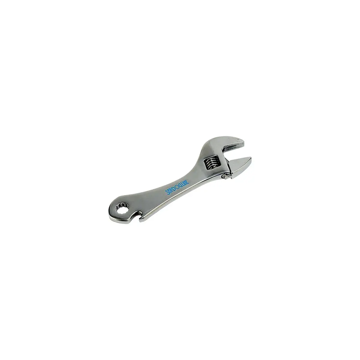 Sea Dog 563255-1 Seadog Cast 17-4Ph Grade Stainless Adjustable Wrench, Includes 1/4" Hex Head & Bottle Opener 1