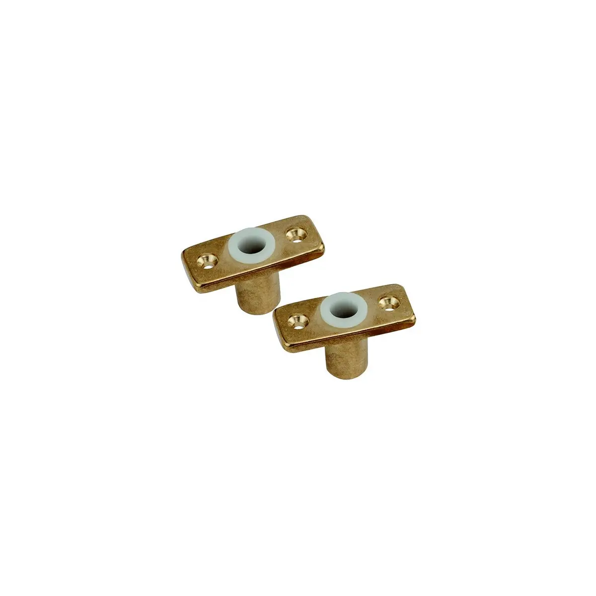 Sea Dog 580600-1 Seadog Brass Oarlock Sockets, Top Mt., A:1/2" C: 1-1/16" 1