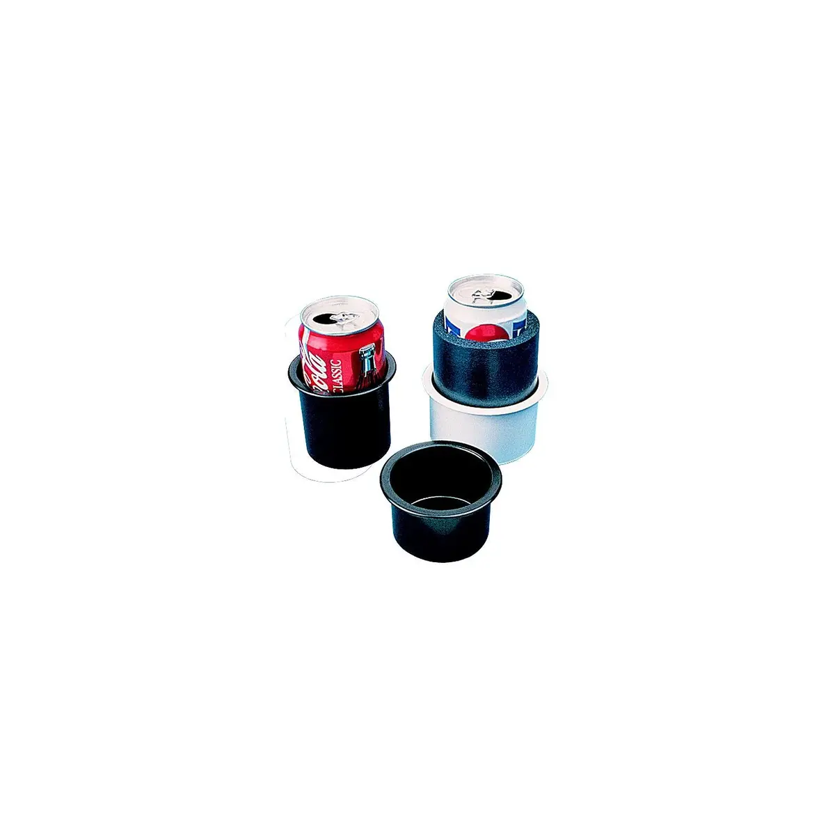 Flush Mt Drink Holder, White 1
