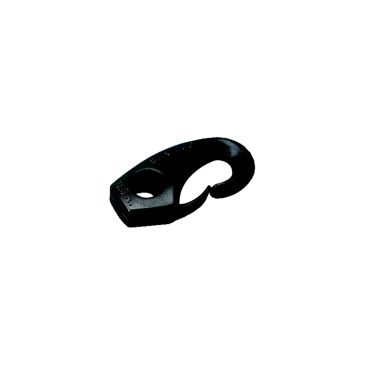 5/16" Nylon Shock Cord Clip, Black, Bulk 1