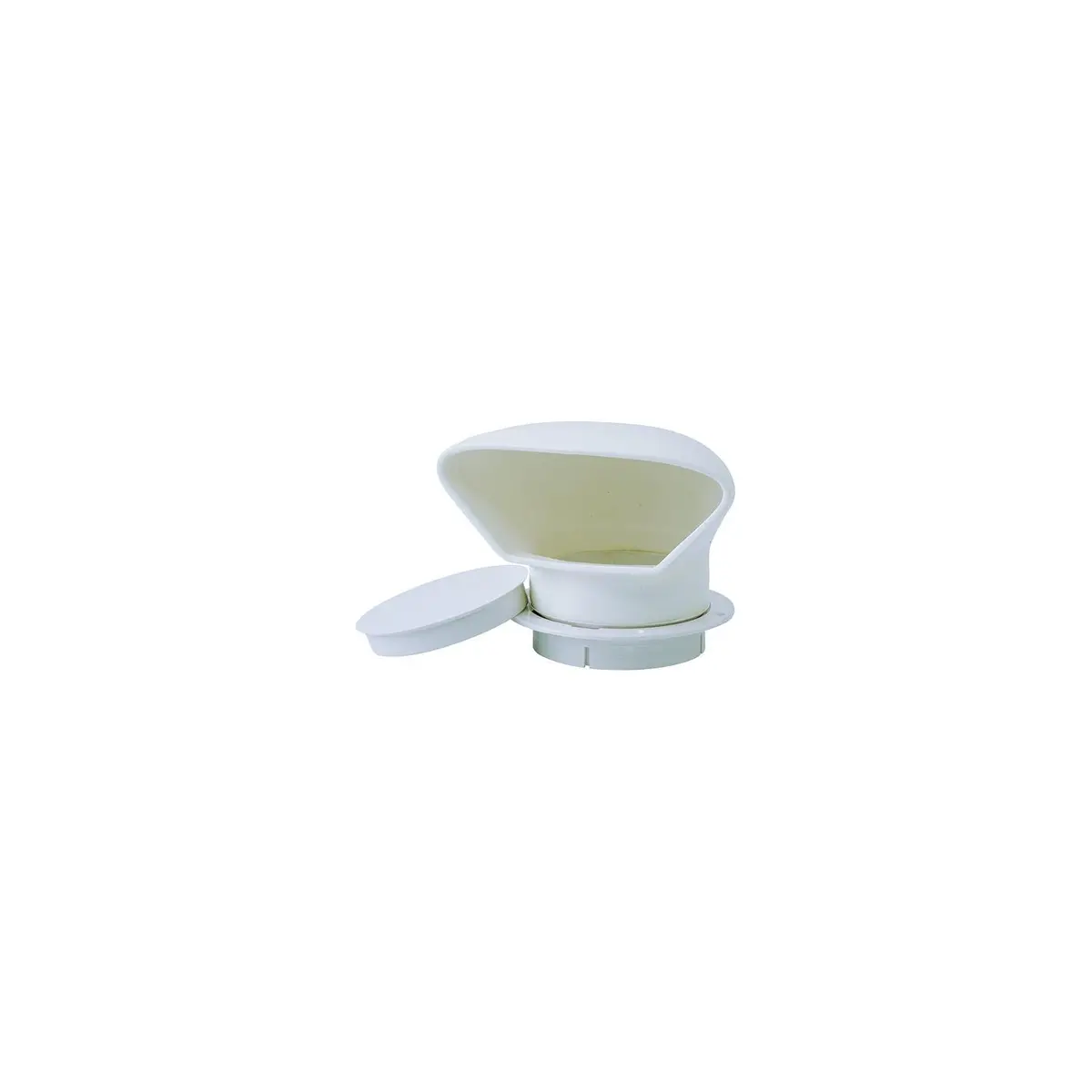 Sea Dog 727142-3 Seadog Pvc Low Profile Cowl Vent & Snap On Deck Plate 1
