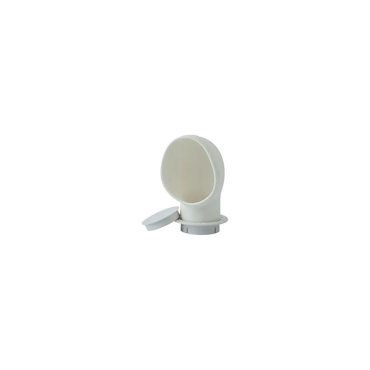 Sea Dog 727137-3 Seadog Pvc Standard Profile Cowl Vent & Snap On Deck Plate, White 1