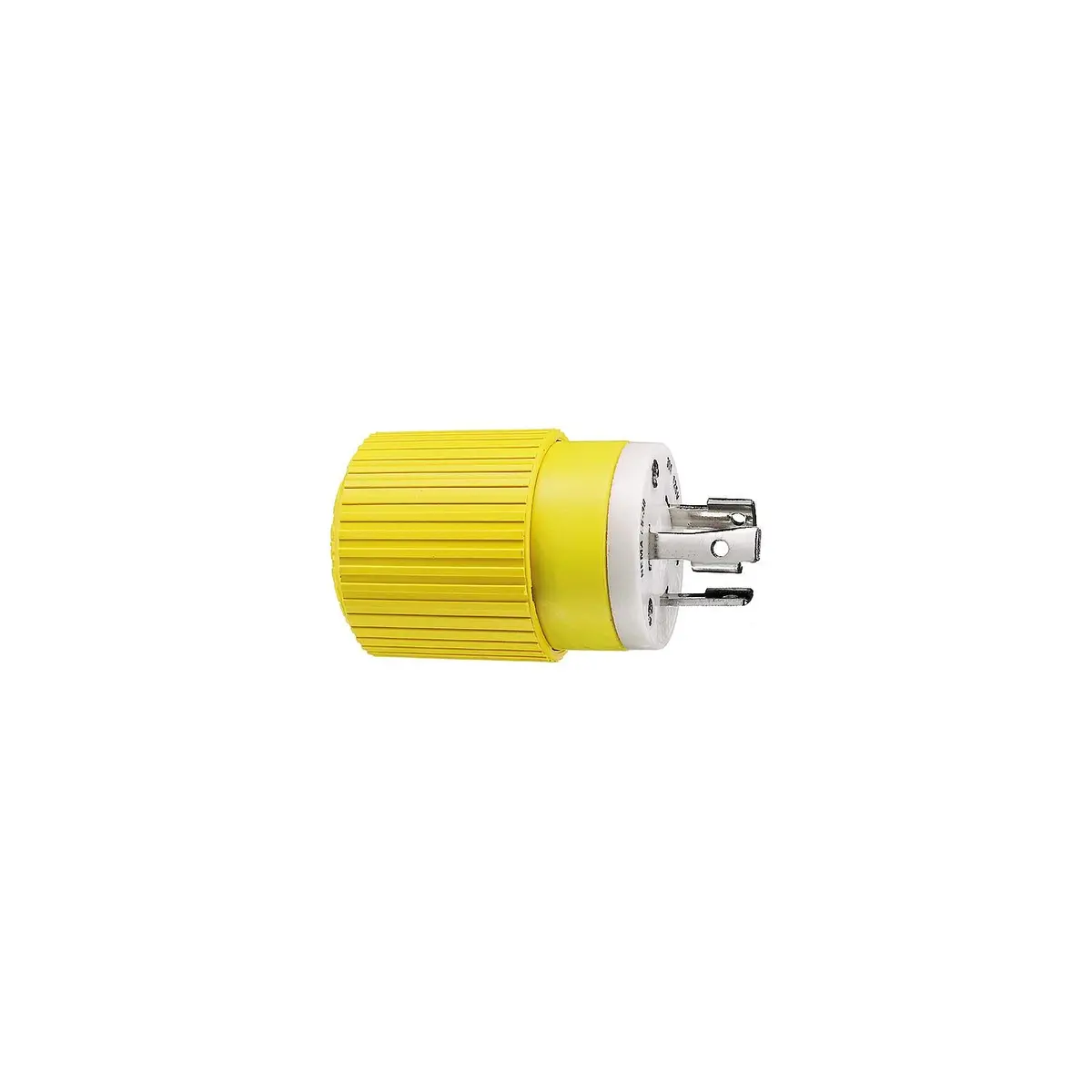 Hubbell Hbl305crp Yellow 30A 125V Locking Plug 1