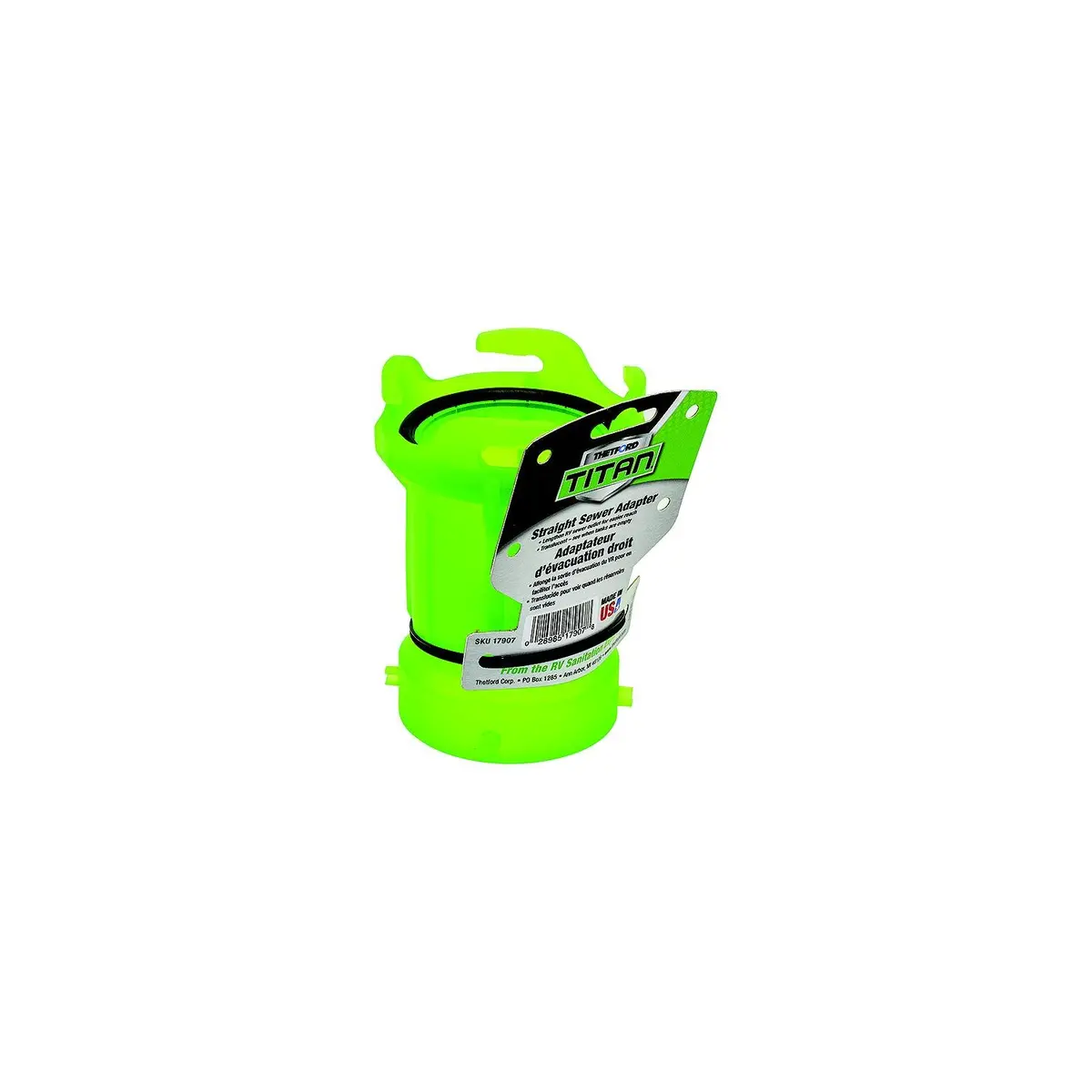Thetford 17907 Titan Pemium Rv Straight Sewer Adapter 1