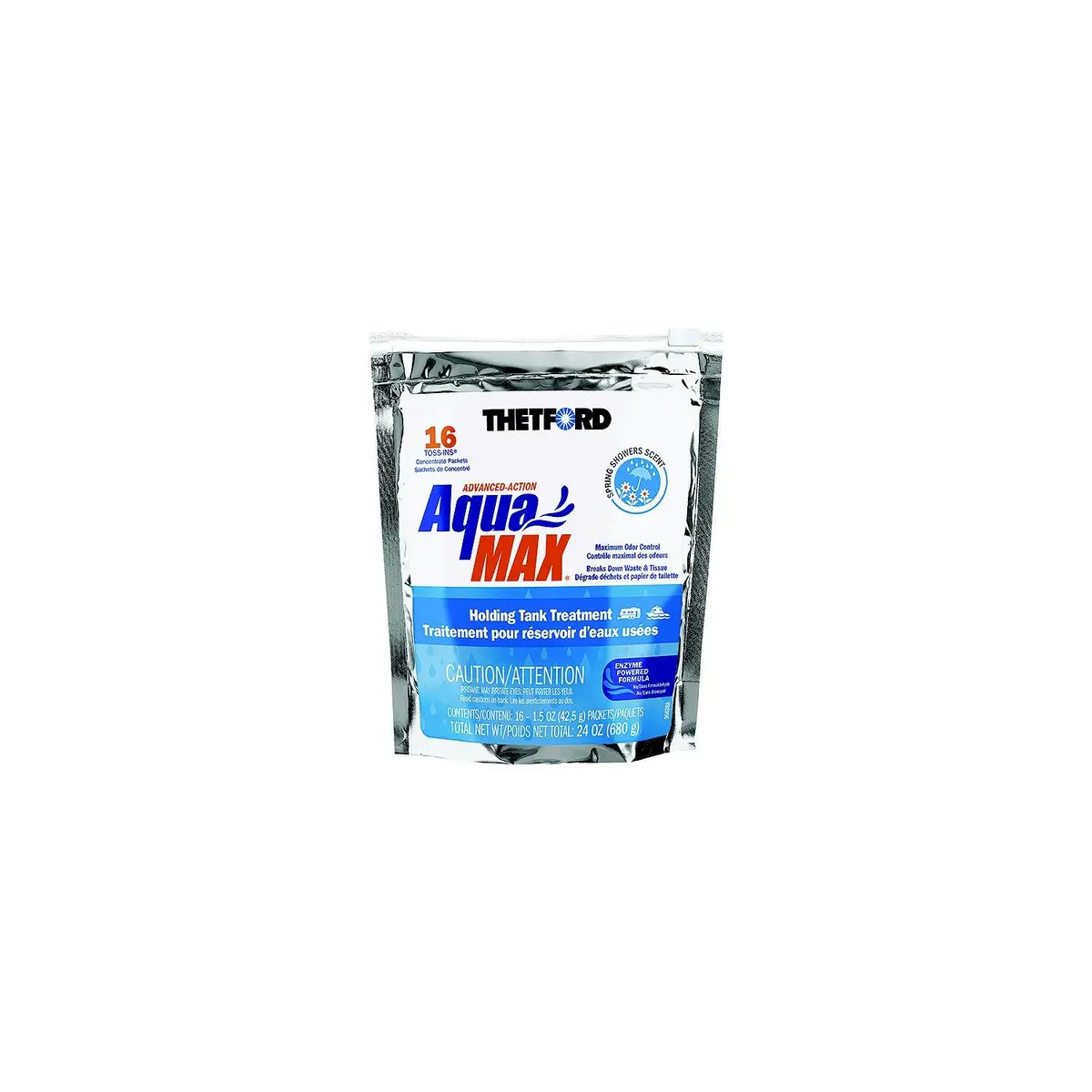 Thetford 96670 Aquamax Holding Tank Treatment, 16-Pack Toss-Ins, Summer Cypress Sent 1