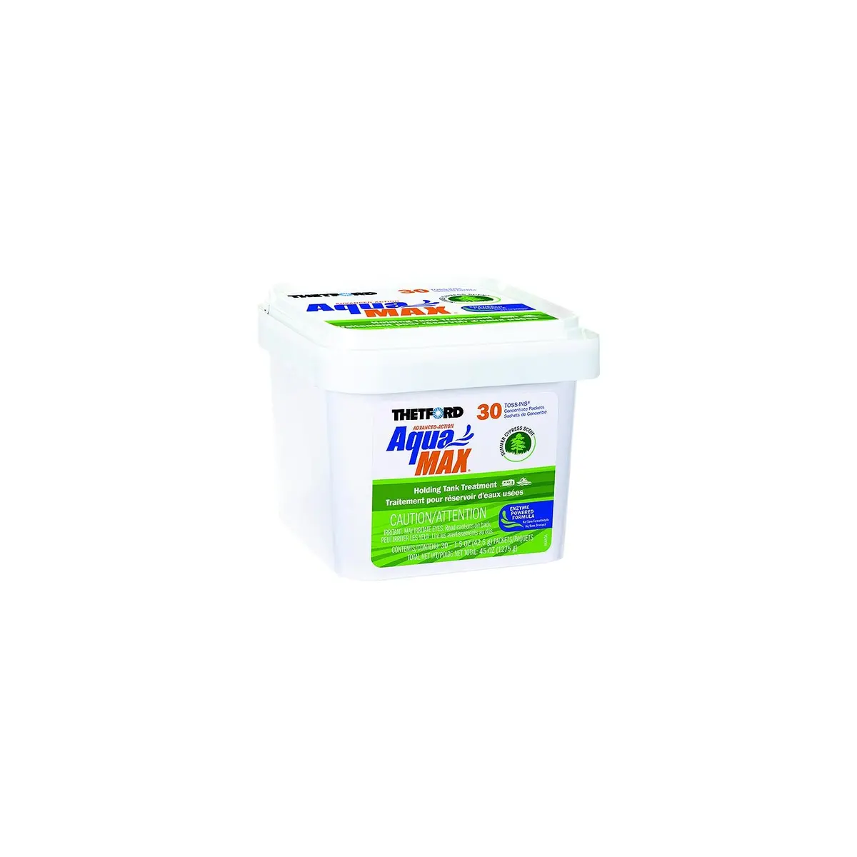 Thetford 96665 Aquamax Holding Tank Treatment, 30-Pack Toss-Ins, Summer Cypress Sent 1