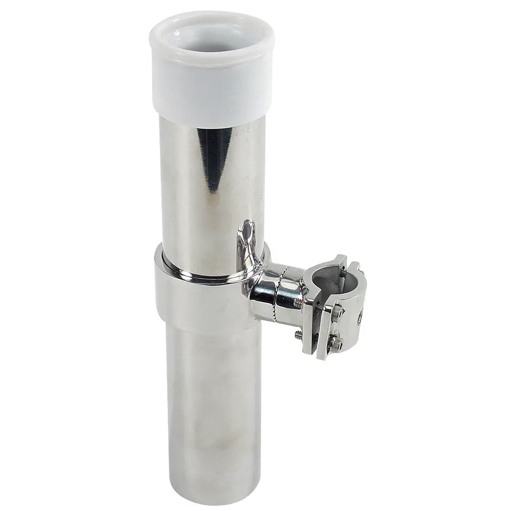 Whitecap S-7004Cblue Bluewater Series Rail Mount 10" Rod Holder S.S. 1