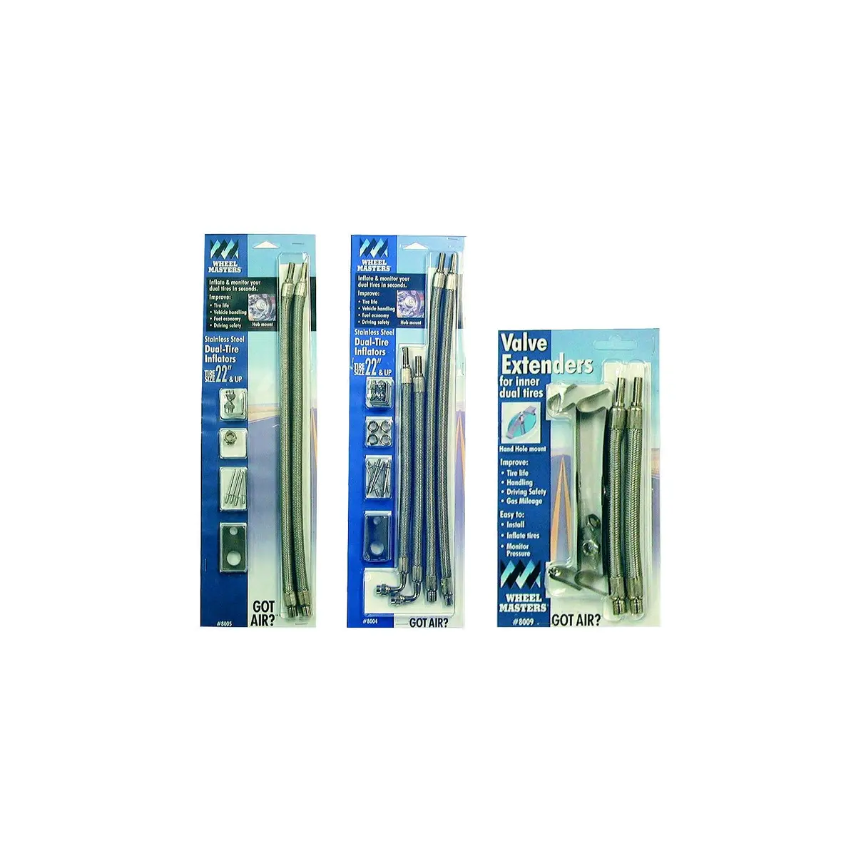 Wheel Masters 8002 Air Mount Dual Tire Inflators 1