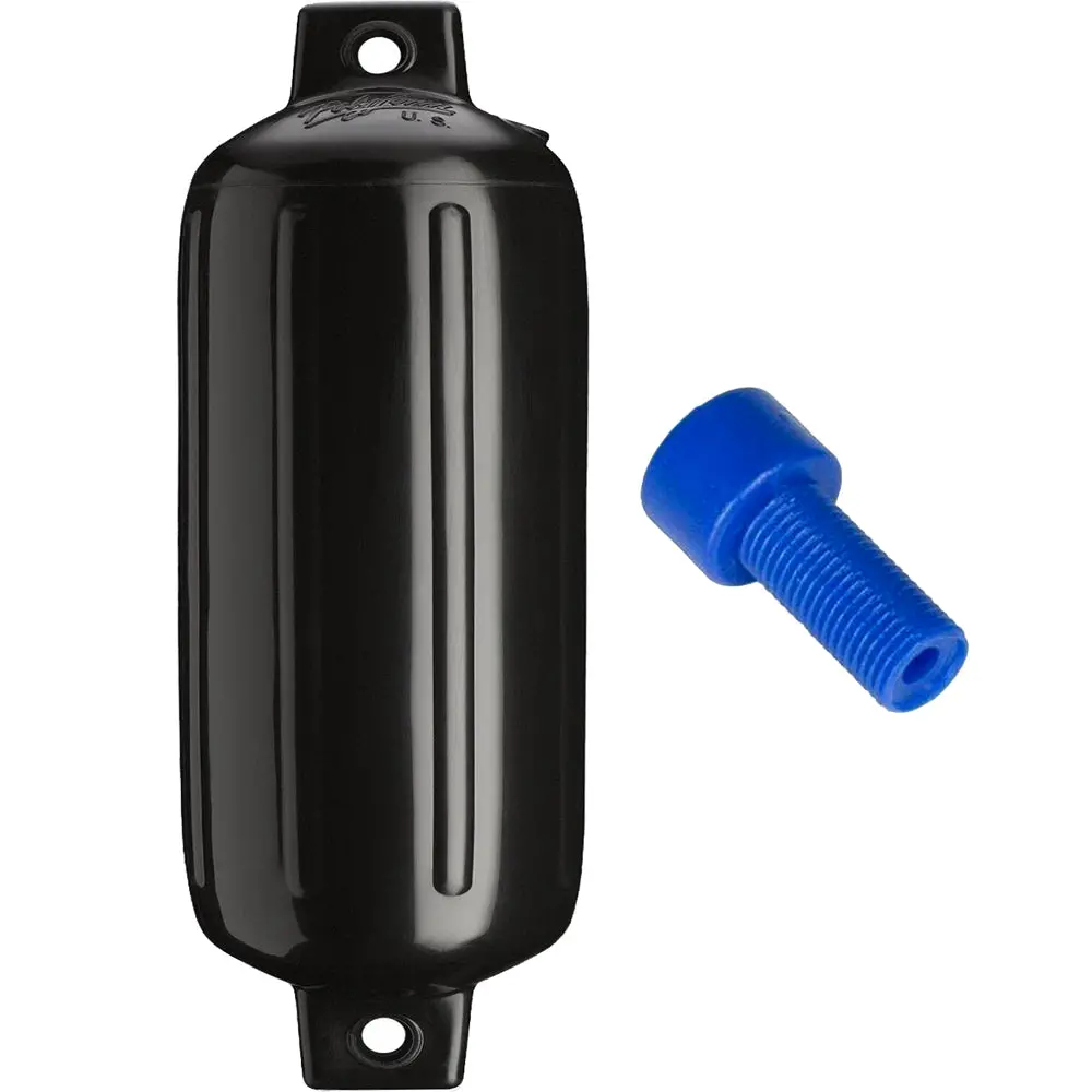 Polyform G-5 Black W/Air Adapter G-5 Twin Eye Fender 8.8" X 26.8" W/Adapter 1
