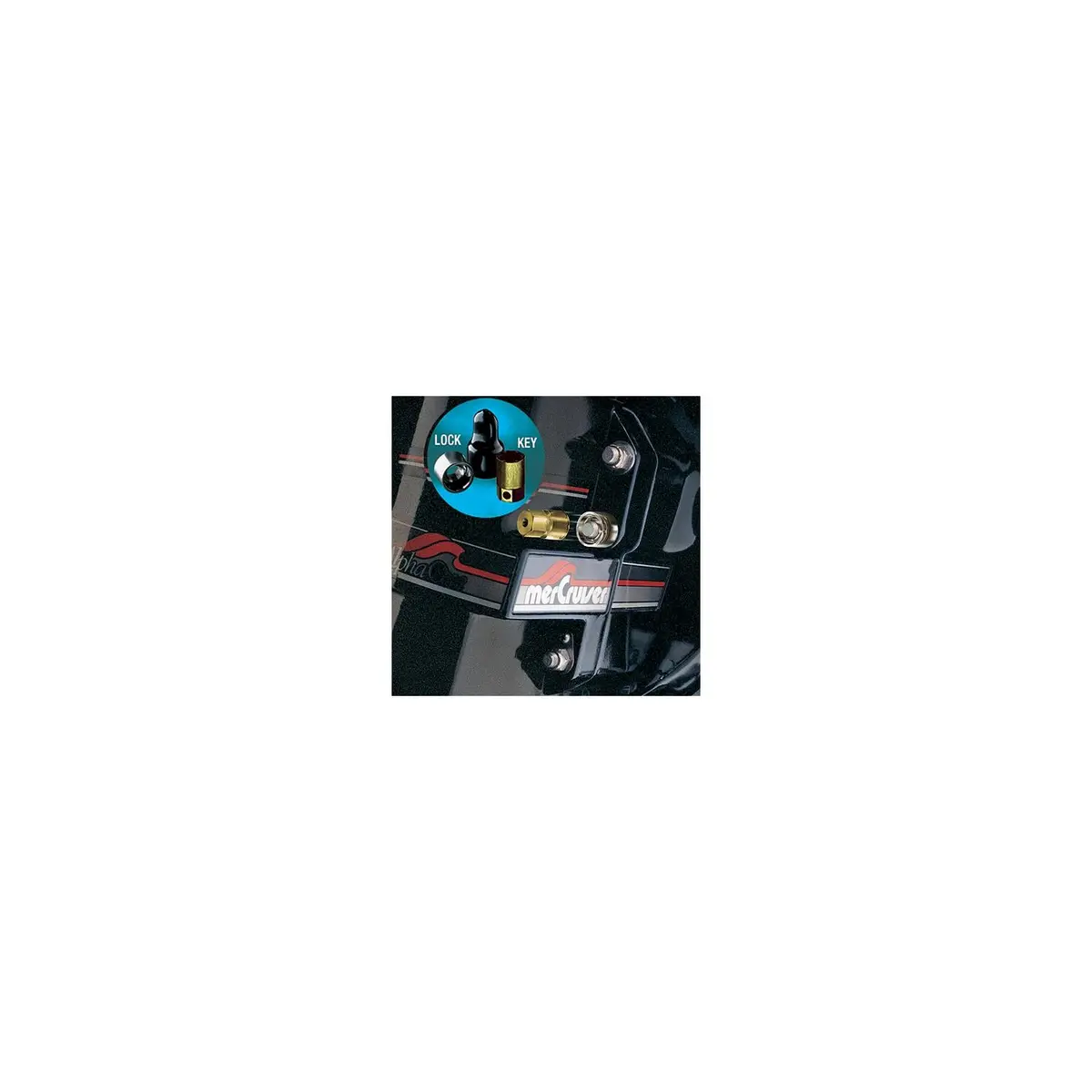 Mcgard Locks 74019 Twin Stern Drive Lock 7/16 1