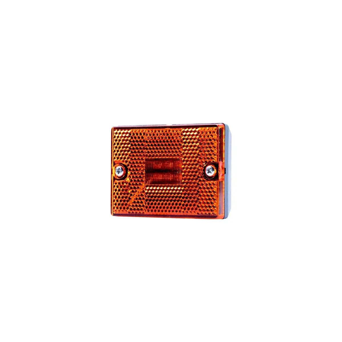 Hopkins Mfg B423a 2 3/4" Rectangle Clearance/Side Marker W/ Reflex, Amber 1