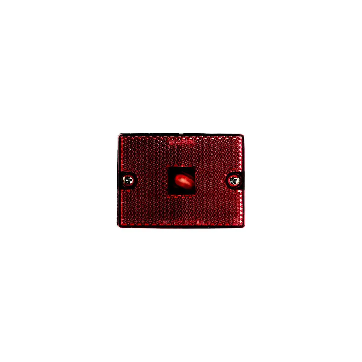 Hopkins Mfg B423r 2 3/4" Rectangle Clearance/Side Marker W/ Reflex, Red 1