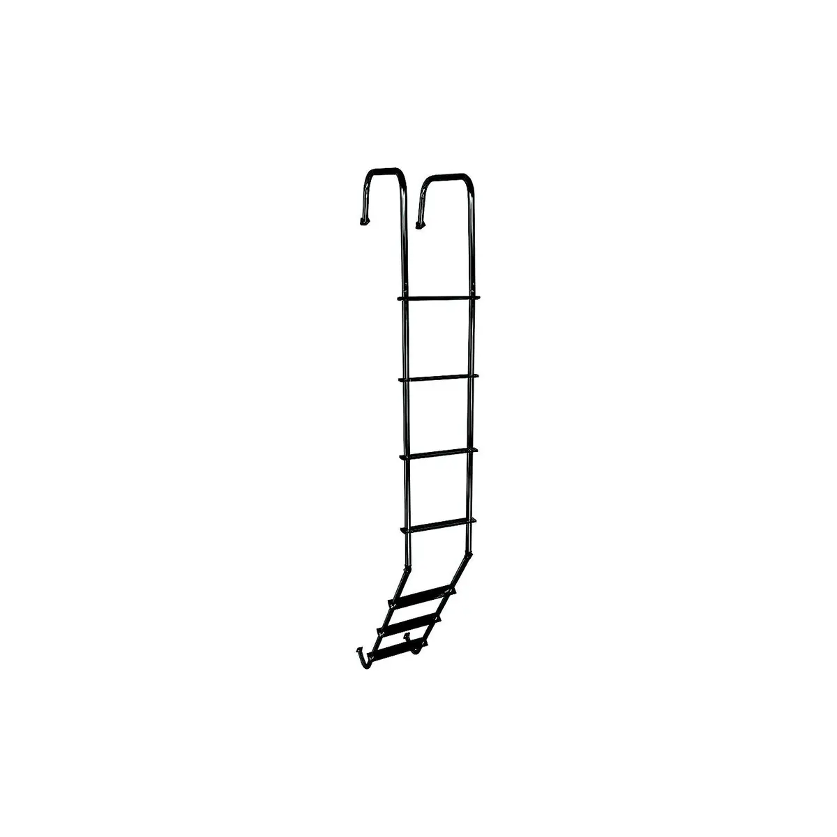 Stromberg Carlson La-401Ba Universal Outdoor Ladder, Black 1