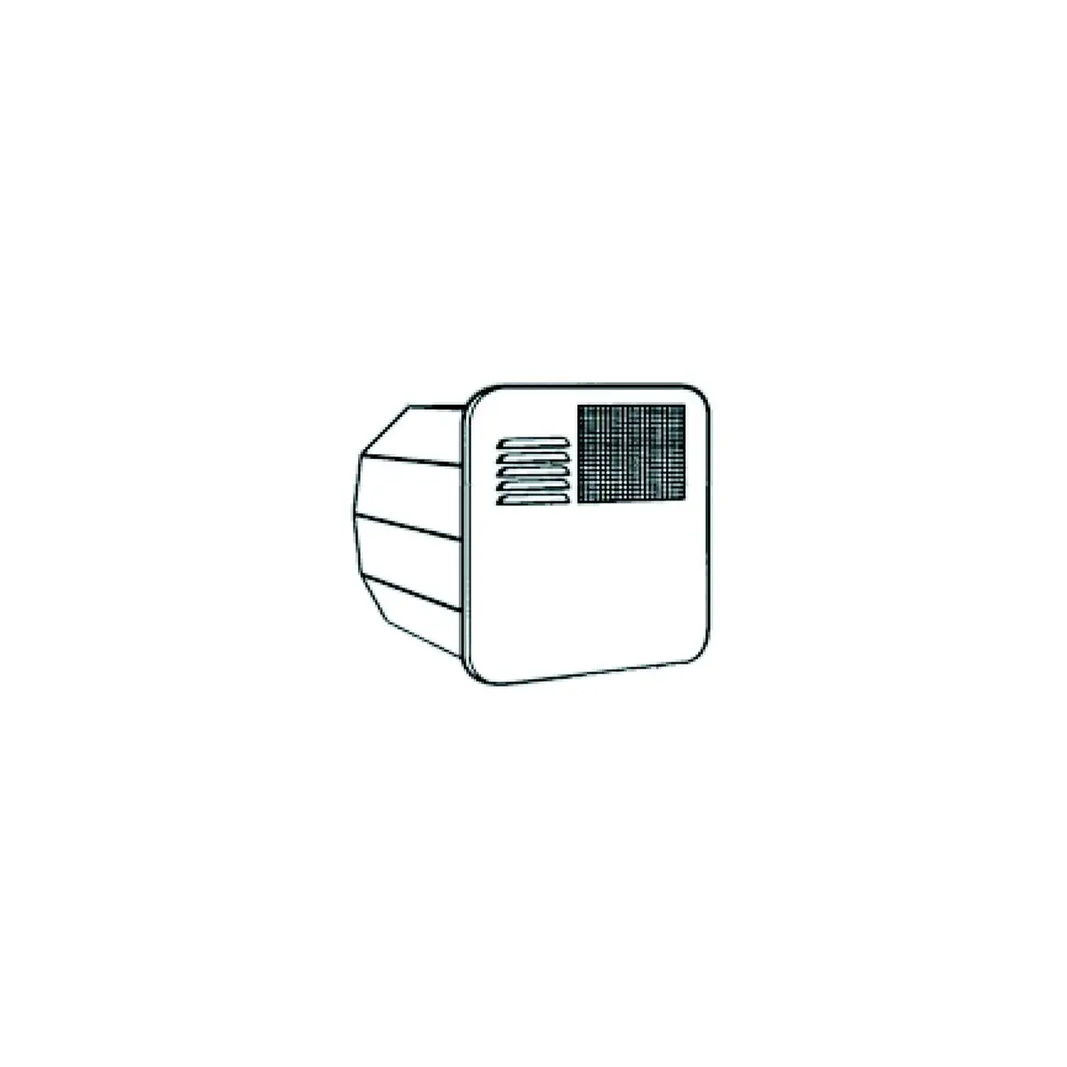 Suburban Mfg 6261Apw Suburban Water Heater Radius Door, Polar White 1