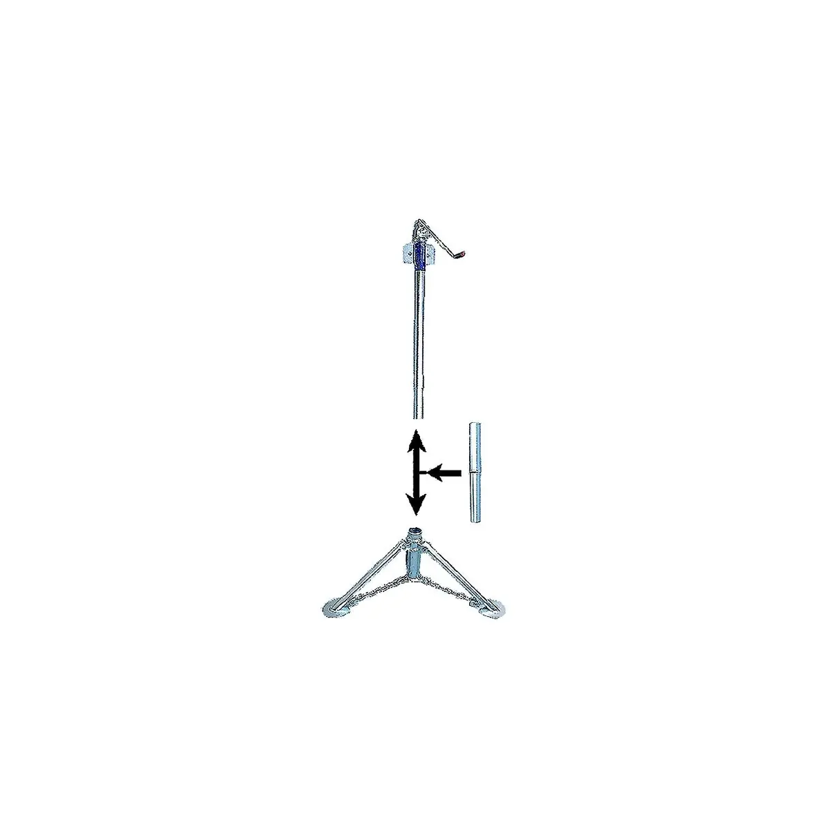 Rieco-Titan 12284 Heavy Duty Tripod Jack Lift Extension, 4/Set 1