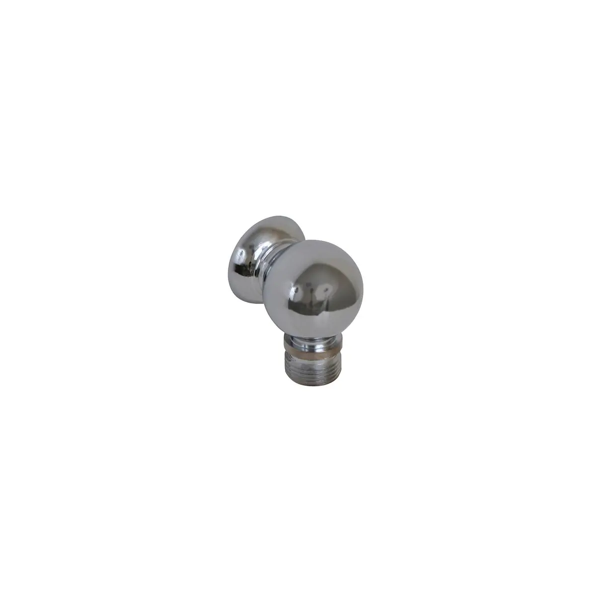 Scandvik 10003P Chrome Plated Brass Compact Bulkhead Connection For Shower Hose, 3/8" Bsp-M Hose Connection 1