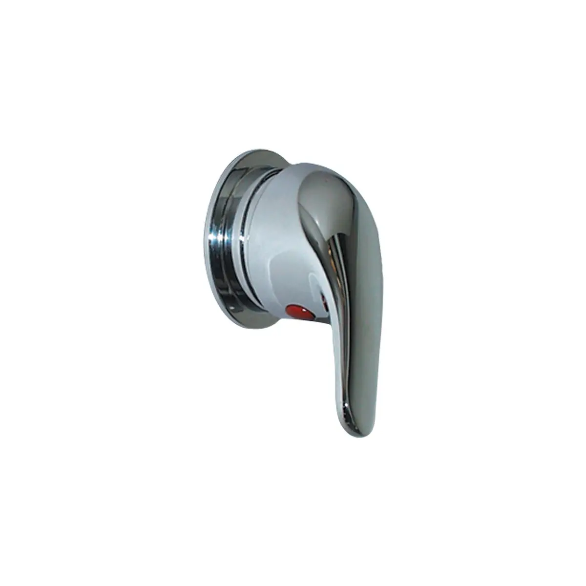 Scandvik 10479 Single Lever Shower Mixer Valve W/ Compact Trim Ring (Includes, (3) 1/2" Hose Barb Fittings) 1