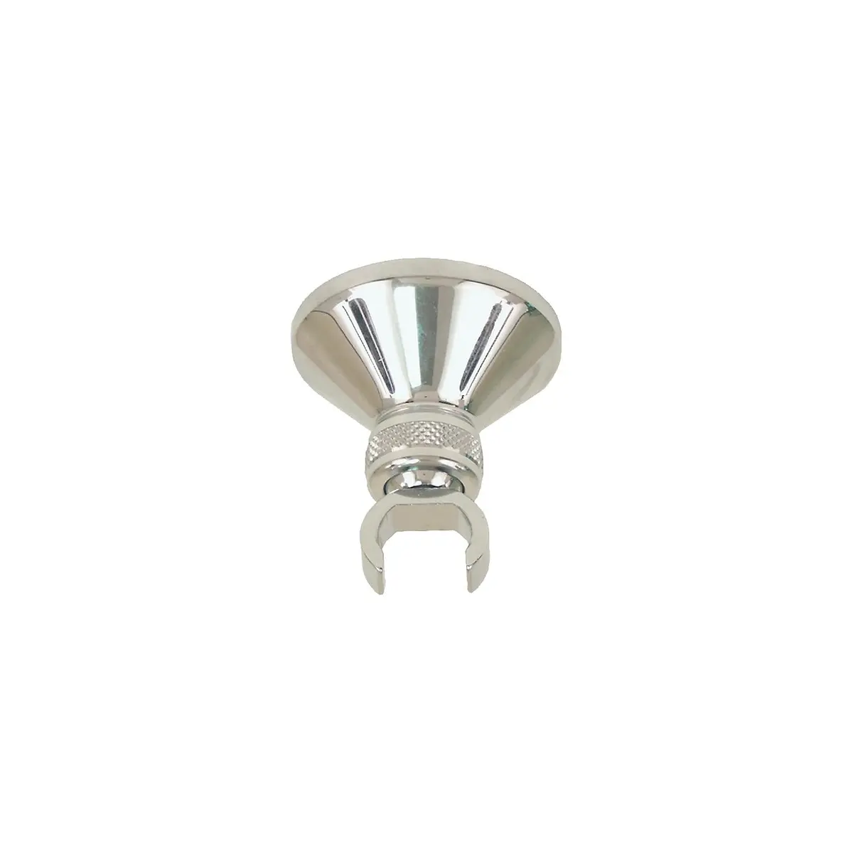Scandvik 10650P Shower Handle Holder, Chrome Plated Brass Bulkhead Swivel, Fits All W/Elbow Shower Handles 1