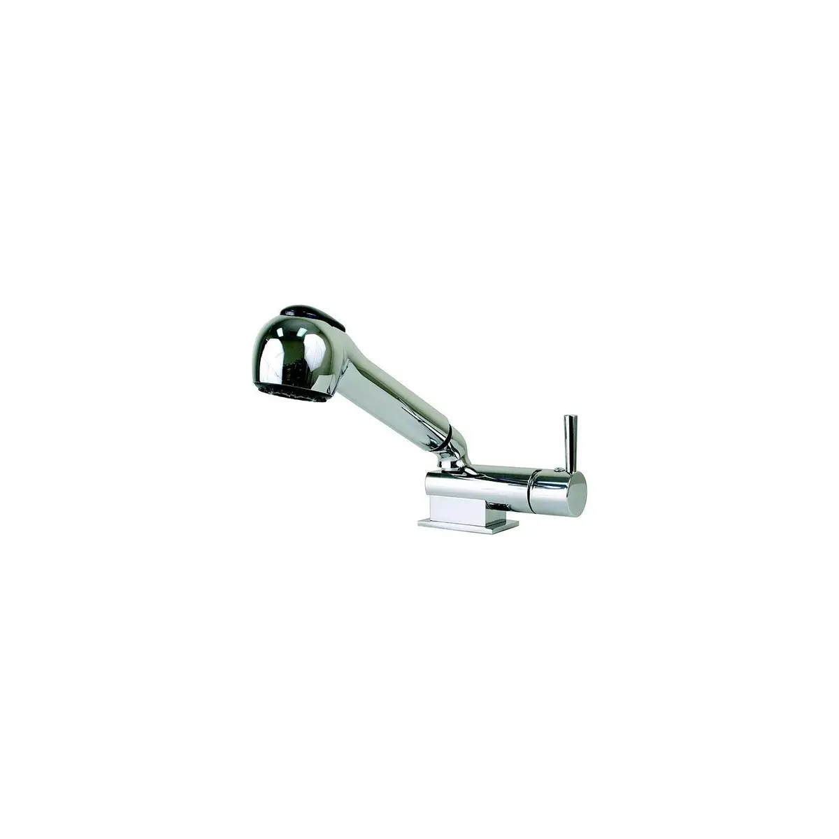 Scandvik 14410 Mixer And Shower Combo, Mimimalistic, Single Lever Control, Chrome Abs Handle, Bulk 1