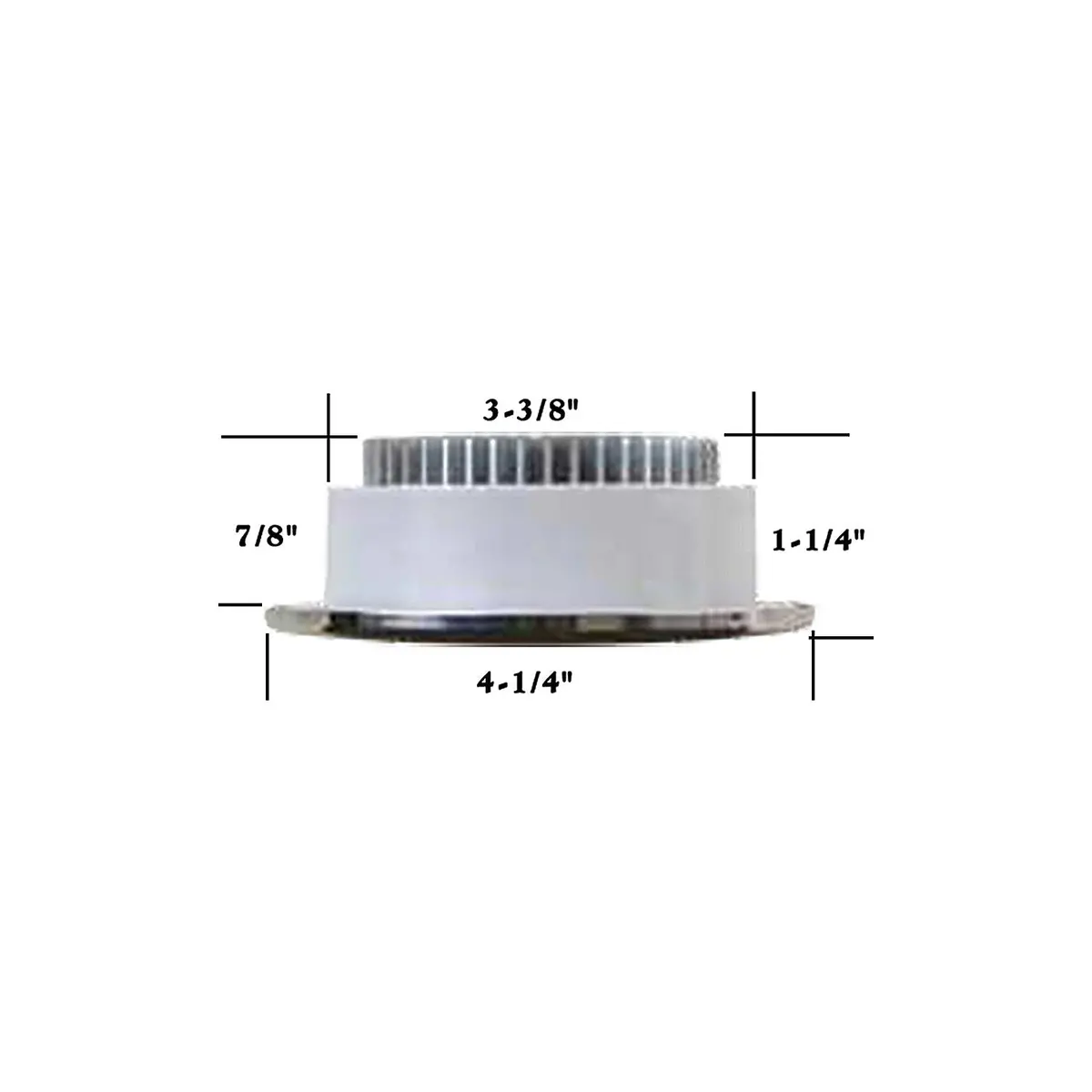 Scandvik 41369P Led 4" Flush Mount Ceiling Light, Warm White 1
