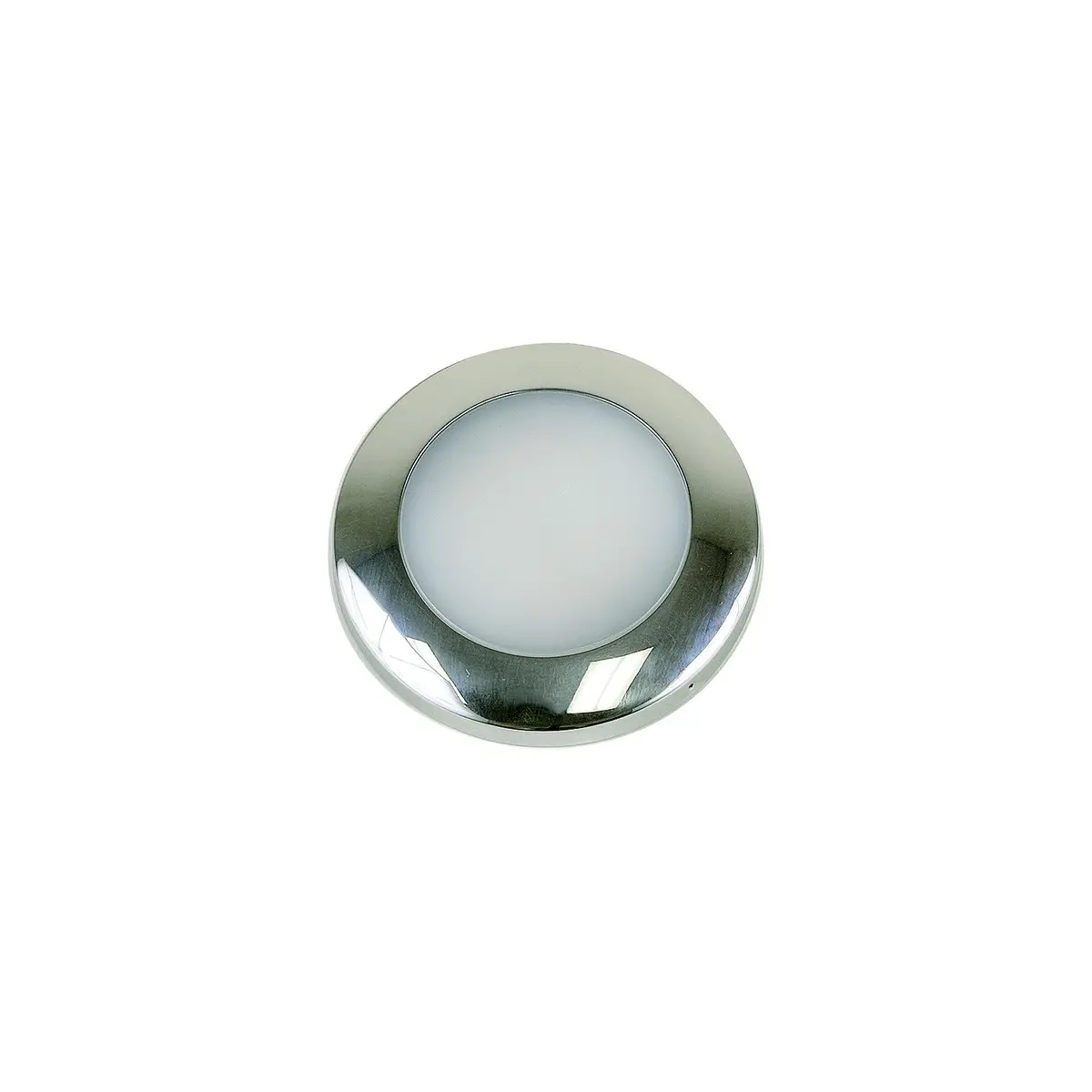 Scandvik 41671P S3 Surface Mount Led Downlight W/Stainless Bezel, Warm White / Blue 1
