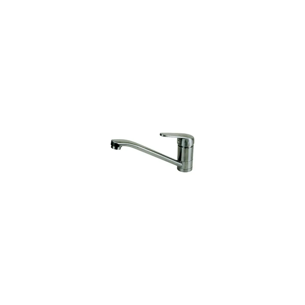 Scandvik 74130 Nordic Single Lever Galley Mixer, Brushed Stainless Steel 1