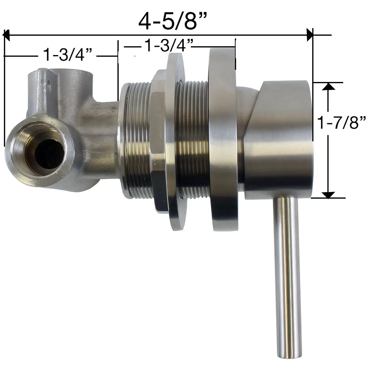 Scandvik 74140 Nordic Stainless Steel Shower Mixer 1