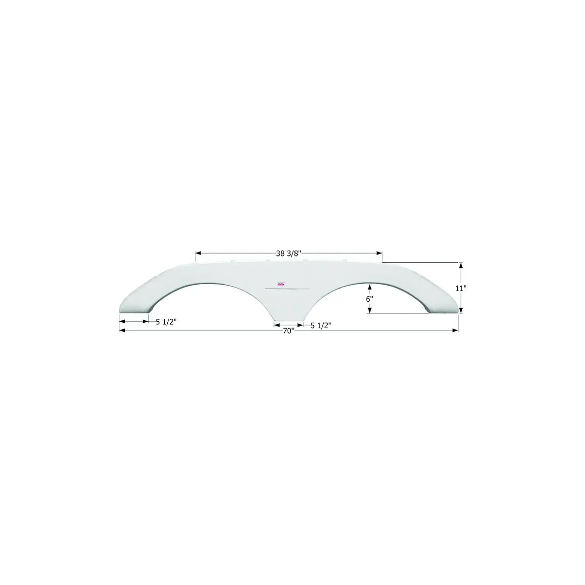Icon 1772 0 Keystone Fs1772 White Rv Fender Skirts 1