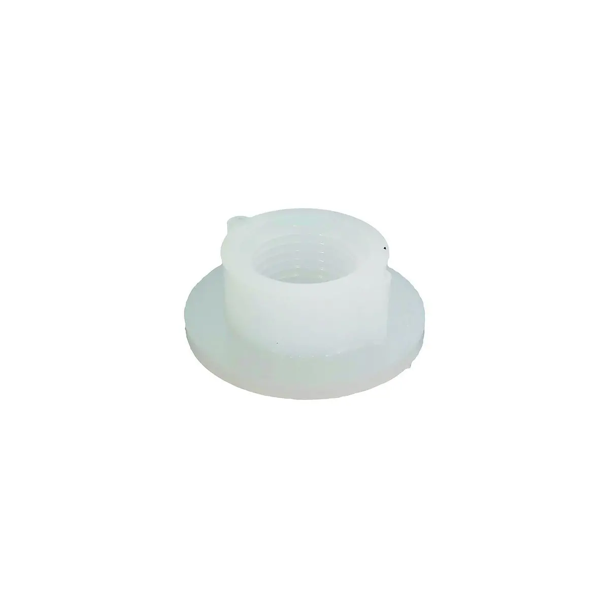 Icon 12477 Fresh Water Tank Raised Threaded Spin Weld Fitting, 1/2" White 1