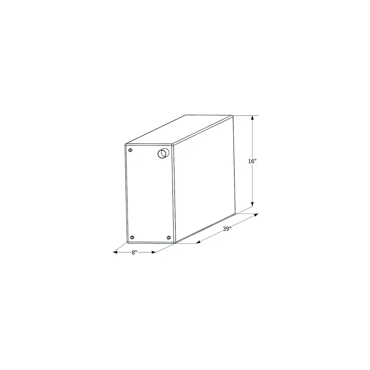 Icon 12724 Fresh Water Replacement Tank, 20 Gal. 1