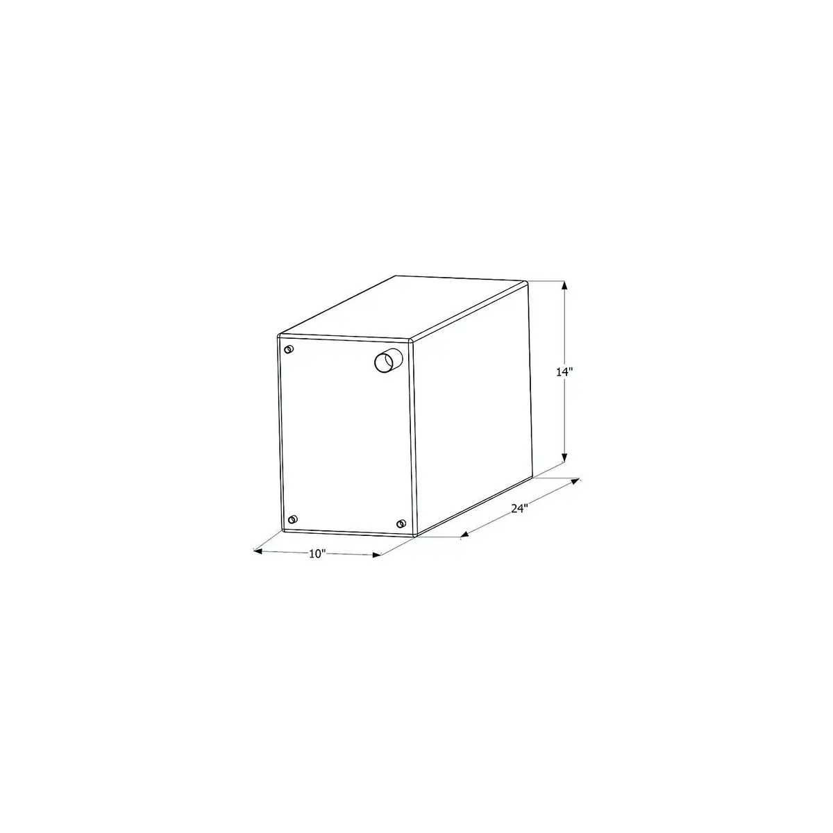 Icon 12726 Fresh Water Replacement Tank, 15 Gal. 1