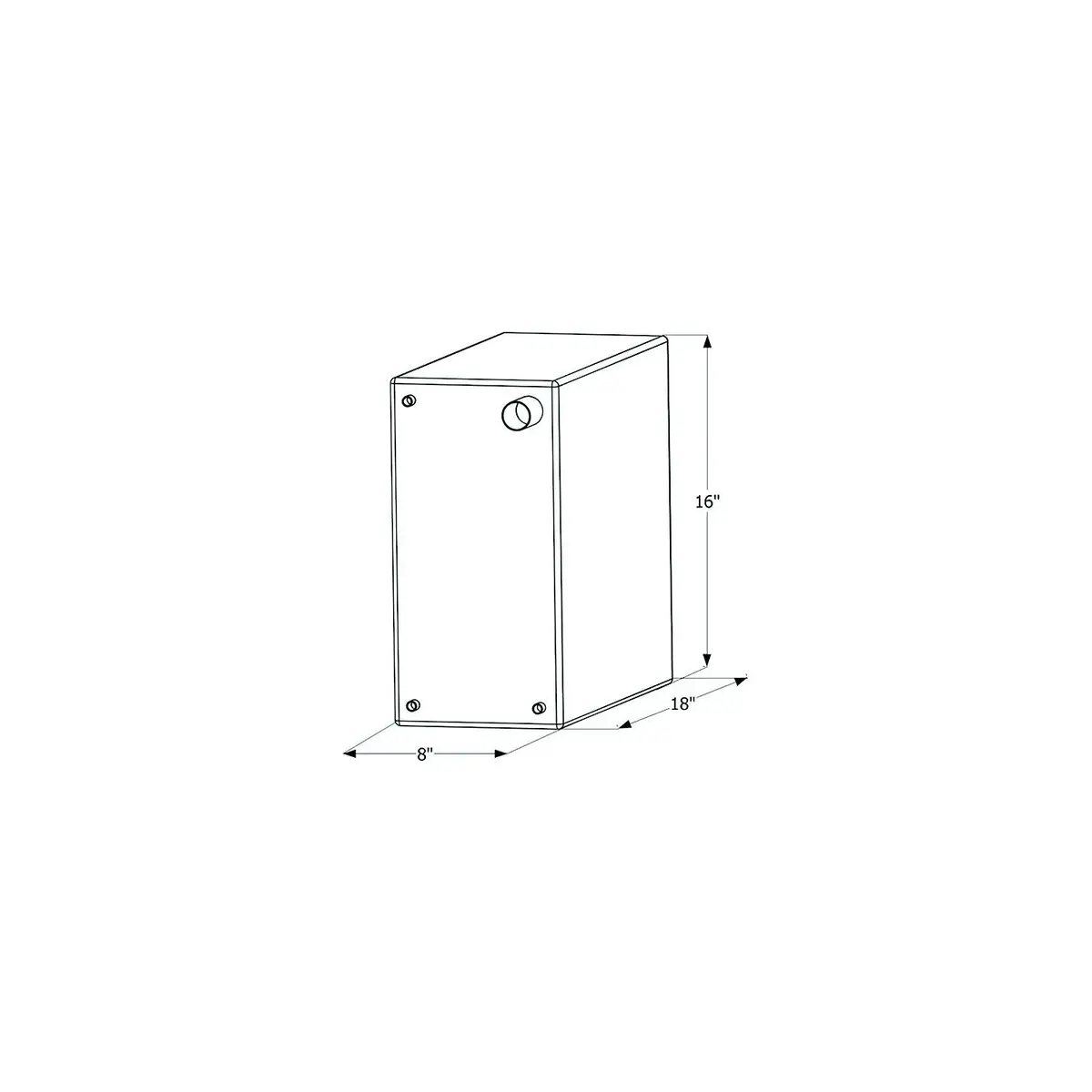 Icon 12729 Fresh Water Replacement Tank, 10 Gal. 1