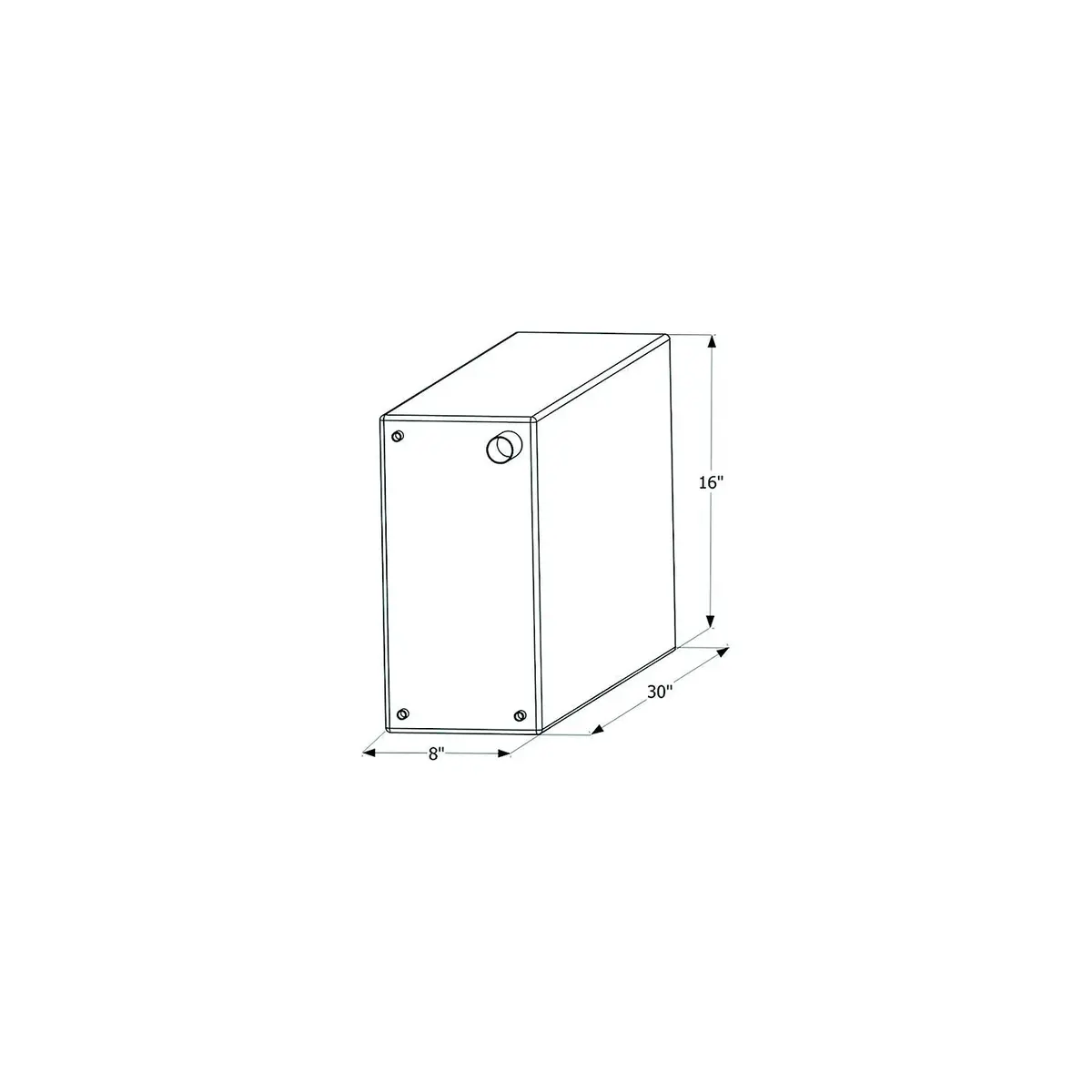 Icon 12731 Fresh Water Replacement Tank, 15 Gal. 1