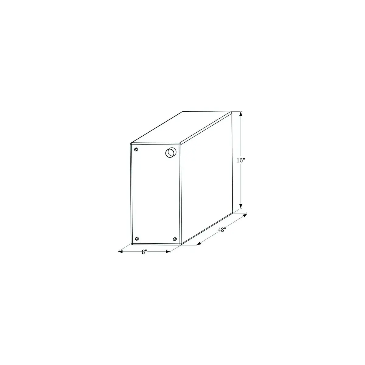 Icon 12733 Fresh Water Replacement Tank, 25 Gal. 1