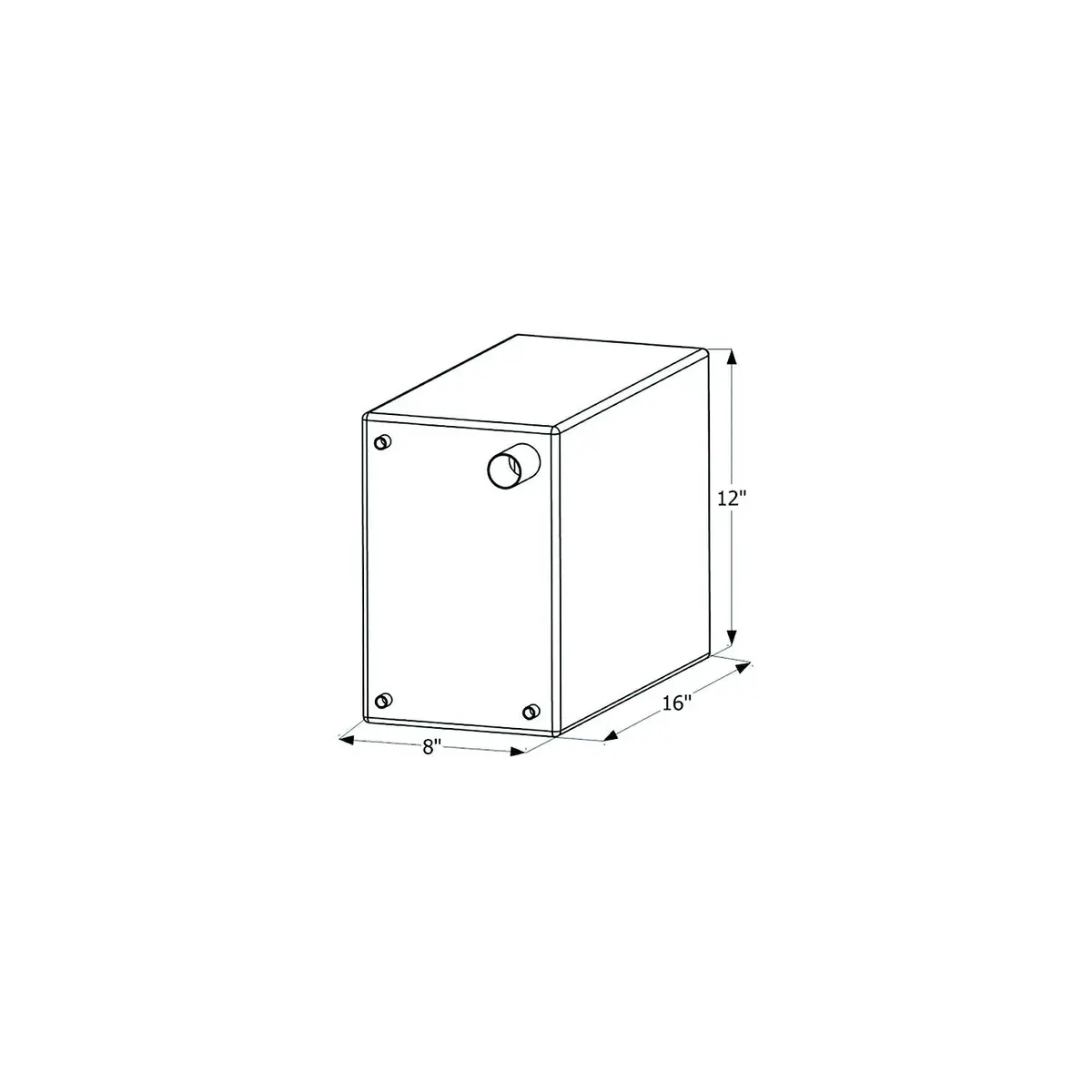 Icon 12738 Fresh Water Replacement Tank, 6 Gal. 1