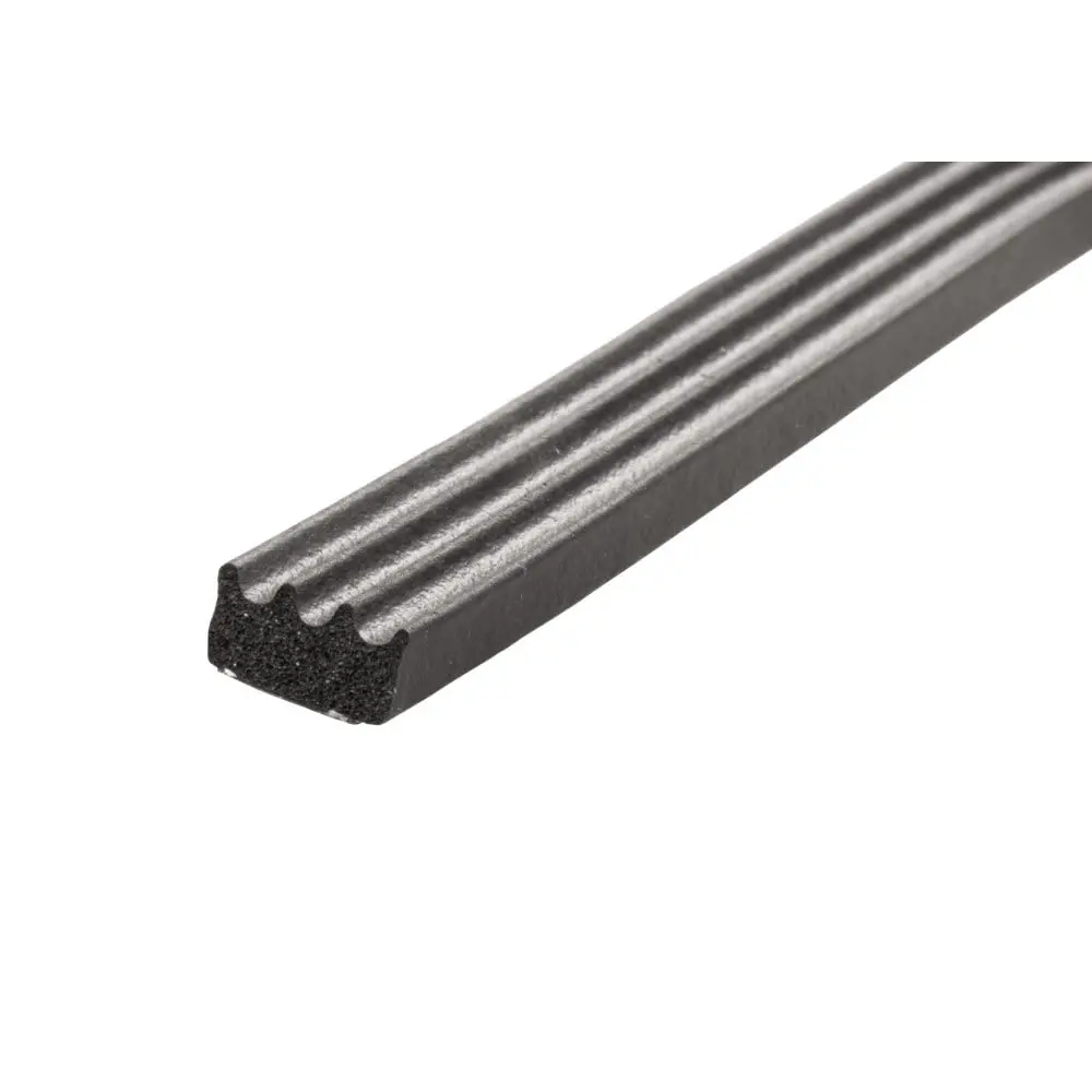 Jr Products 06-30145 Ribbed Style Epdm Sponge Rubber Seal, 50' 2
