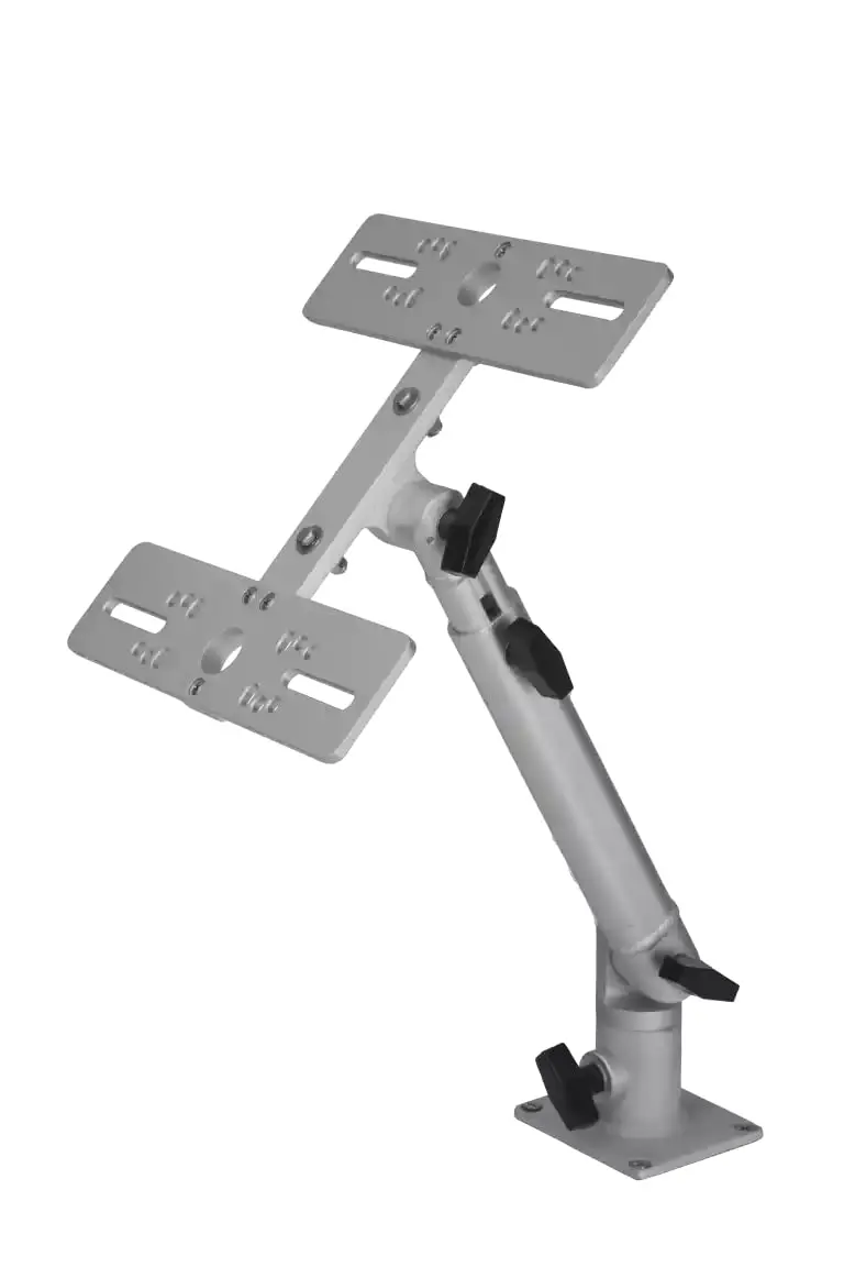 Millennium Outdoors Mm-002-00 Double Monitor Mount €“ Silver 2